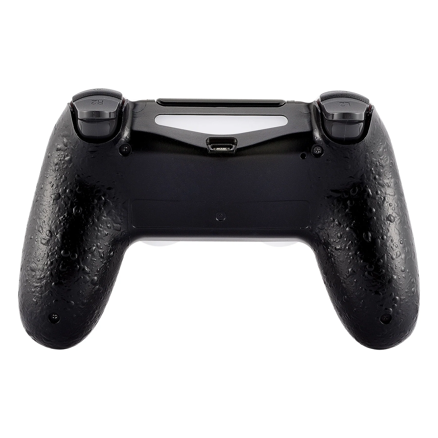 eXtremeRate Replacement Bottom Shell for PS4 Slim Pro Controller (CUH-ZCT2 JDM-040/050/055) - Textured Black - Image 2