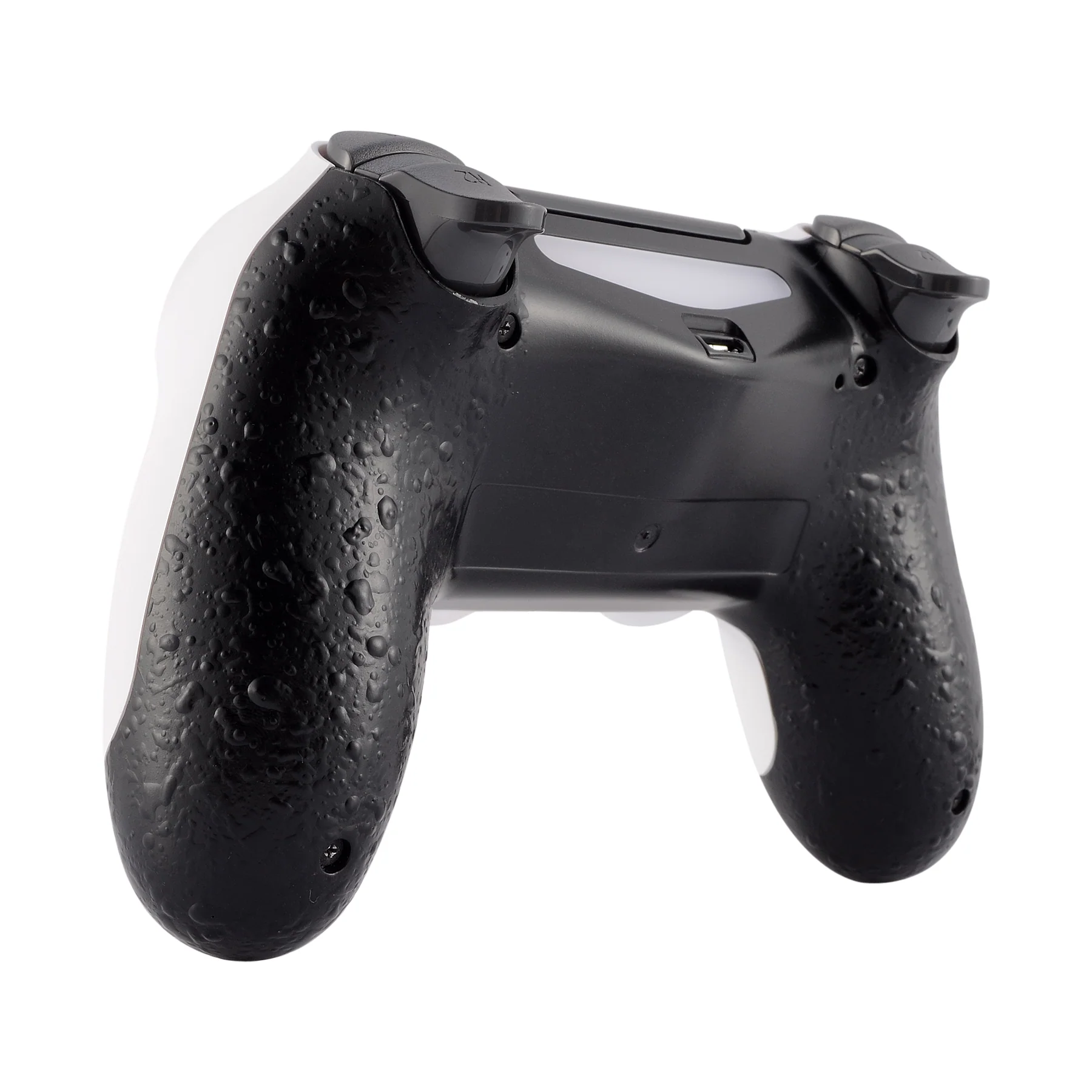 eXtremeRate Replacement Bottom Shell for PS4 Slim Pro Controller (CUH-ZCT2 JDM-040/050/055) - Textured Black - Image 4