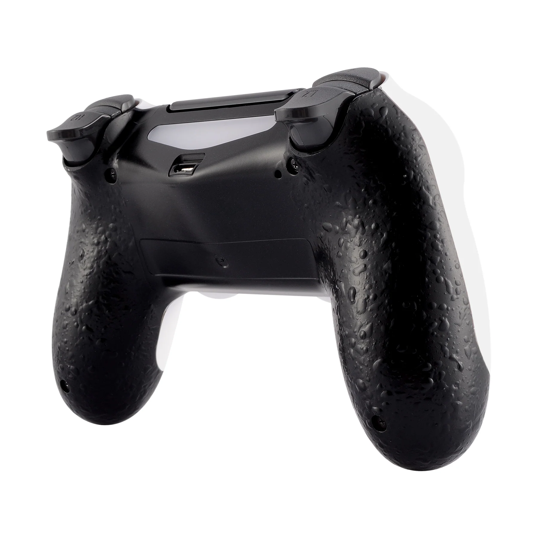 eXtremeRate Replacement Bottom Shell for PS4 Slim Pro Controller (CUH-ZCT2 JDM-040/050/055) - Textured Black - Image 5