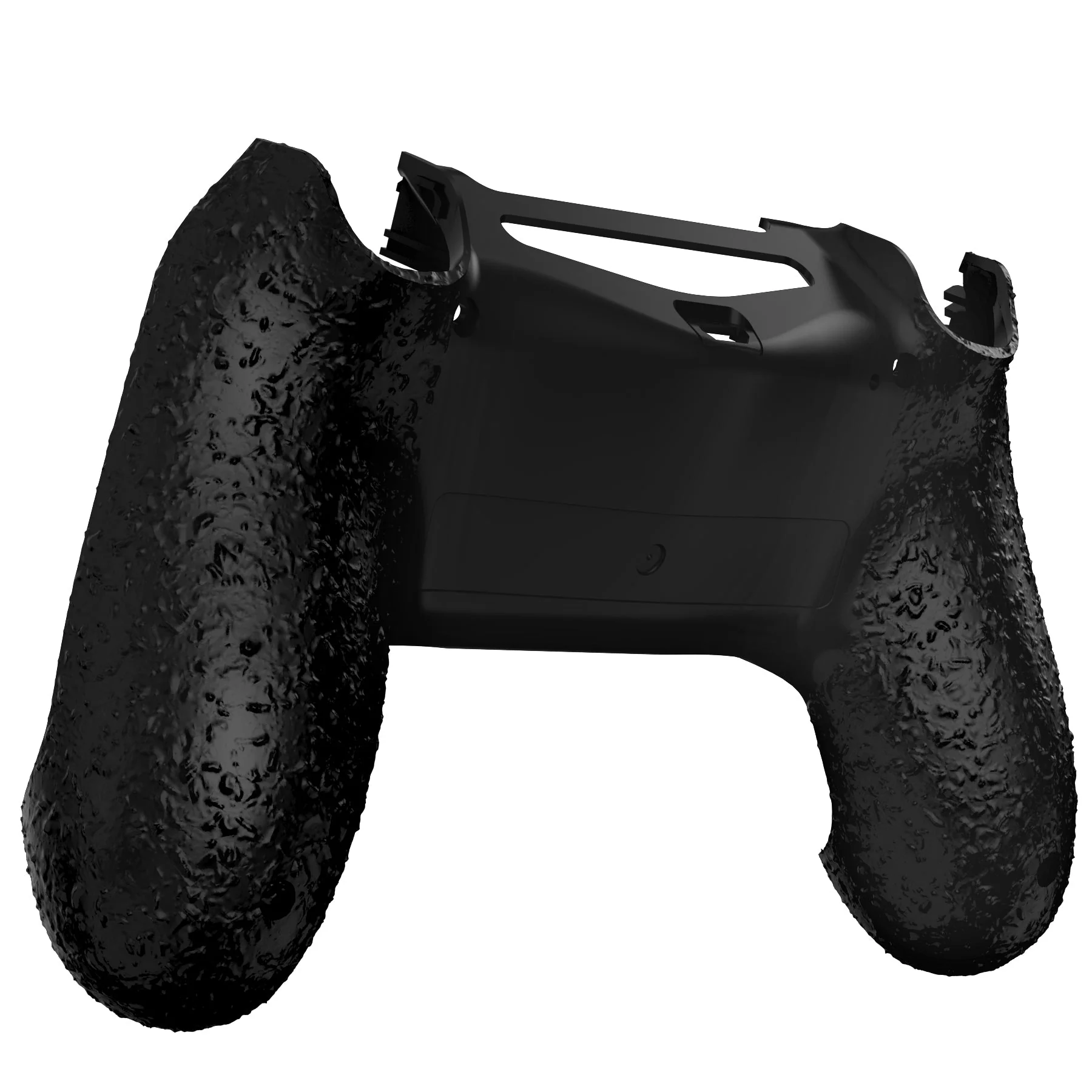 eXtremeRate Replacement Bottom Shell for PS4 Slim Pro Controller (CUH-ZCT2 JDM-040/050/055) - Textured Black - Image 7