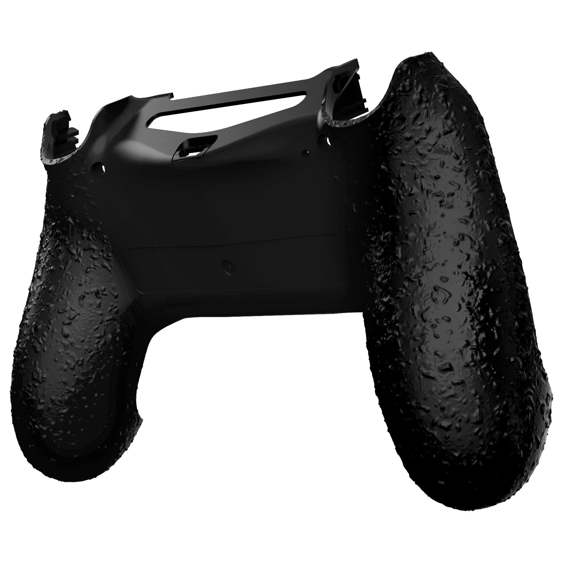 eXtremeRate Replacement Bottom Shell for PS4 Slim Pro Controller (CUH-ZCT2 JDM-040/050/055) - Textured Black - Image 8