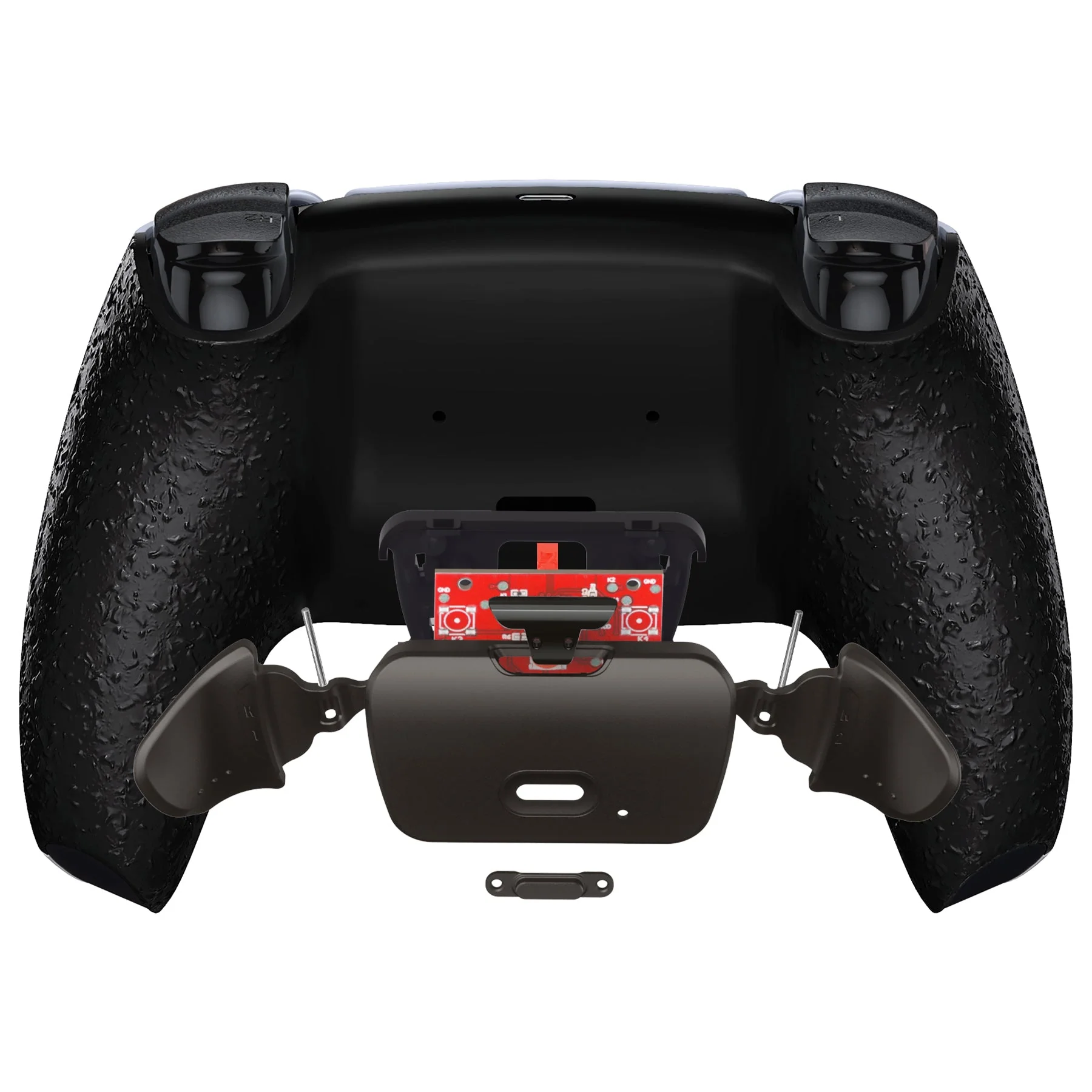 eXtremeRate Black Real Metal Buttons (RMB) Version RISE 2.0 Remap Kit for PS5 Controller BDM-010/020 - Textured Black - Image 6