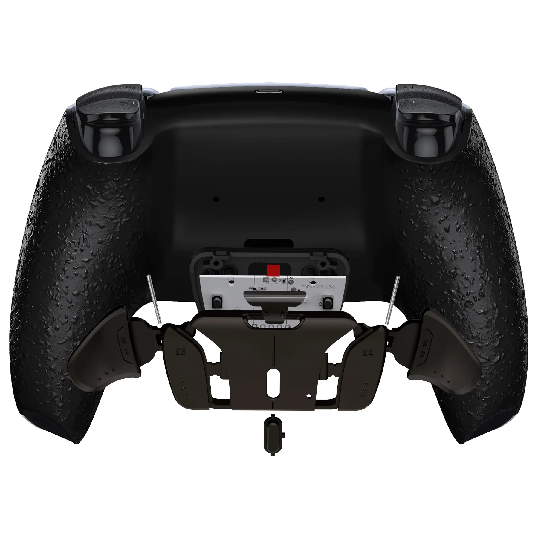 eXtremeRate Black Real Metal Buttons (RMB) Version RISE 4.0 Remap Kit for PS5 Controller BDM-030/040/050 - Textured Black - Image 6