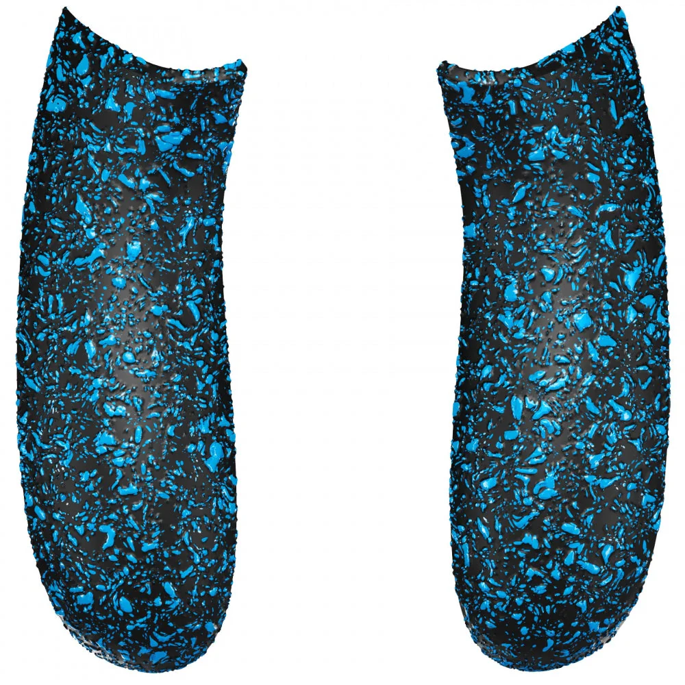eXtremeRate Replacement Non-Slip Side Rails Grip Back Panels for Xbox Series X & S Controller - Textured Blue - Image 2