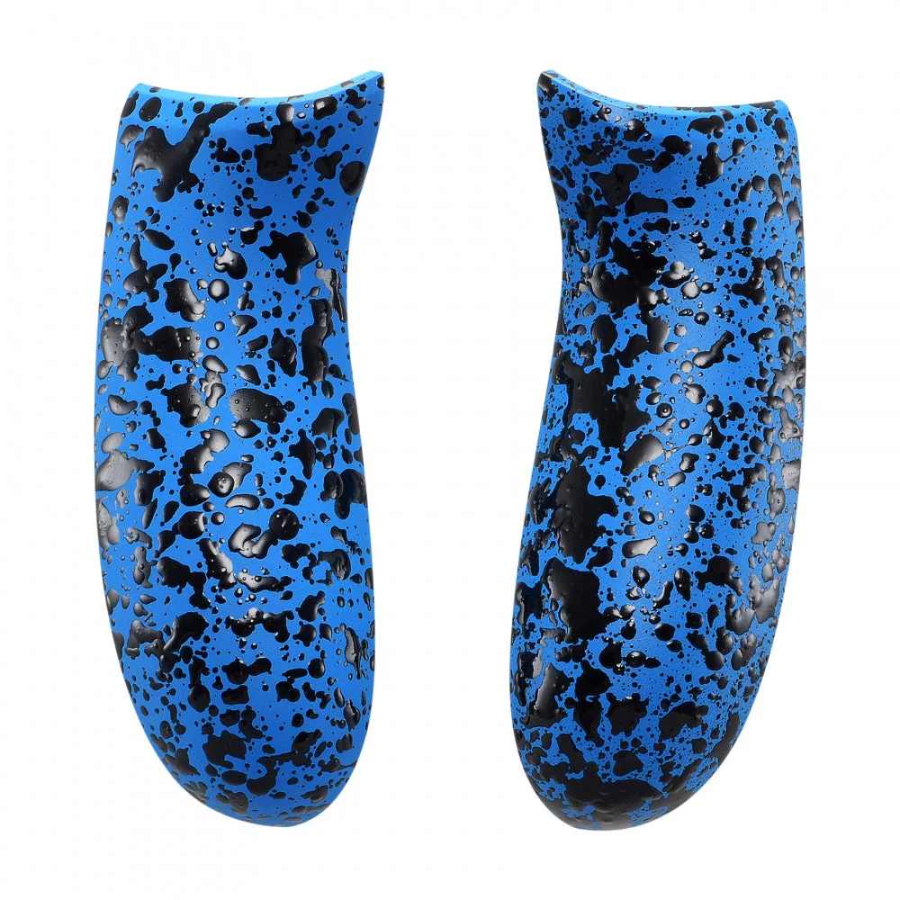 eXtremeRate Replacement Non-Slip Grips Side Rails Handles for Xbox One X & S Controller (Model 1708) - Textured Blue - Image 2