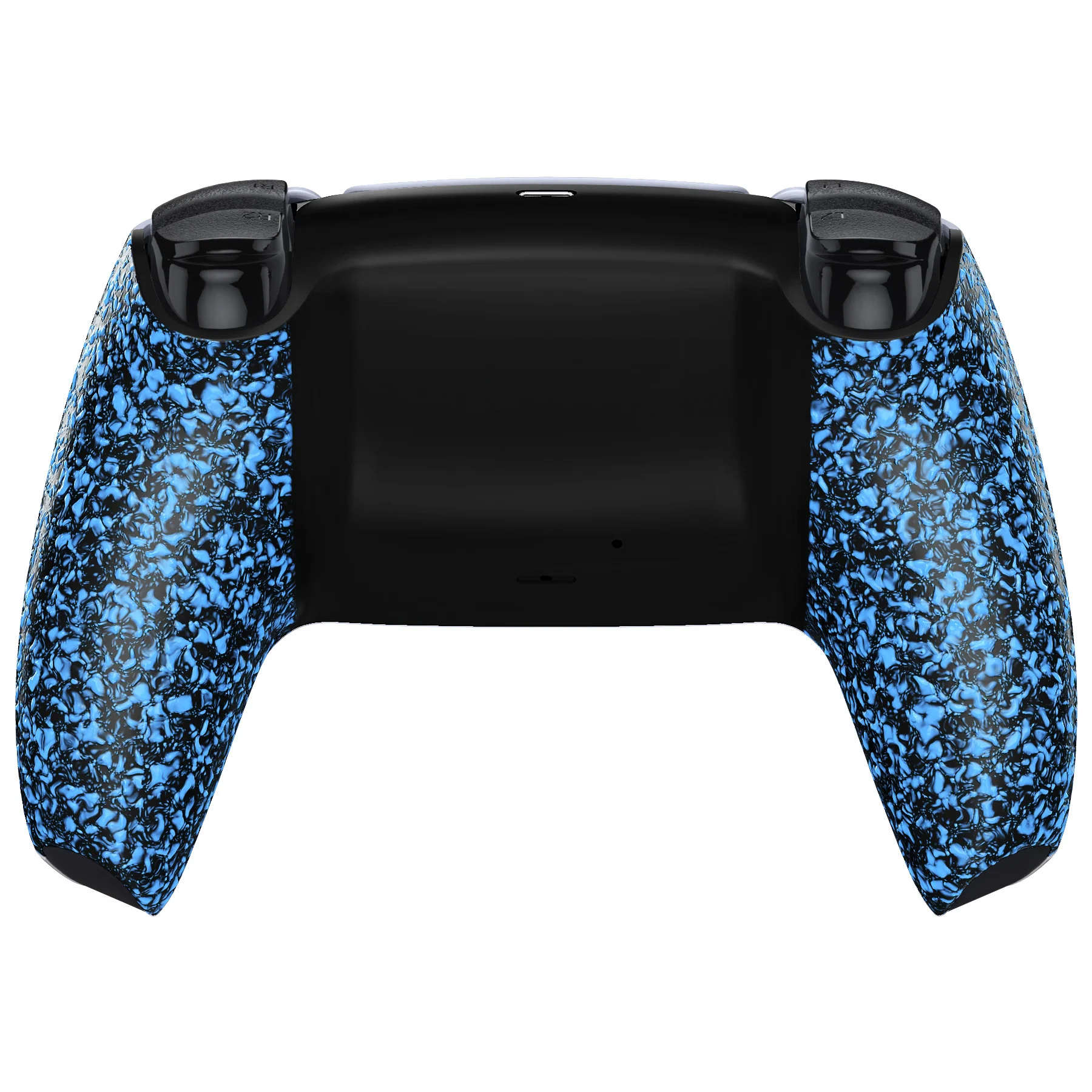 eXtremeRate Replacement Back Housing Bottom Shell Compatible with PS5 Controller BDM-010/020/030/040/050 - Textured Blue - Image 2
