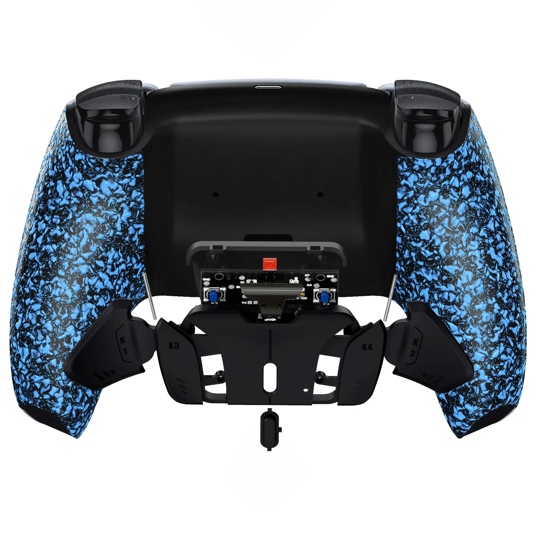 eXtremeRate Remappable RISE4 Remap Kit for PS5 Controller BDM-010/020 - Textured Blue - Image 6