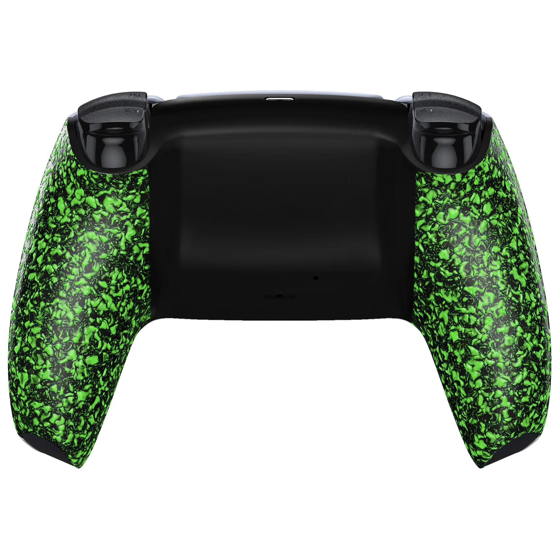 eXtremeRate Replacement Back Housing Bottom Shell Compatible with PS5 Controller BDM-010/020/030/040/050 - Textured Green - Image 2