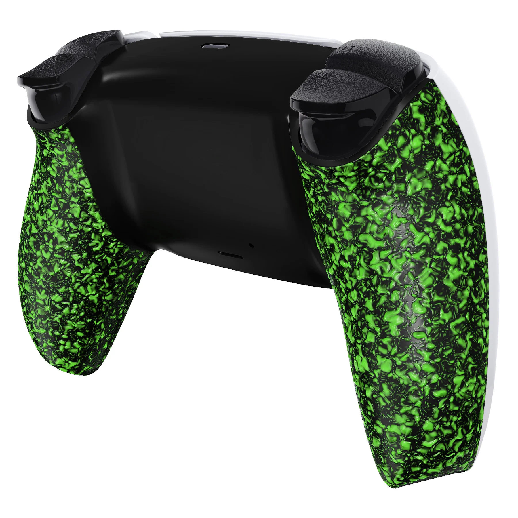 eXtremeRate Replacement Back Housing Bottom Shell Compatible with PS5 Controller BDM-010/020/030/040/050 - Textured Green - Image 5