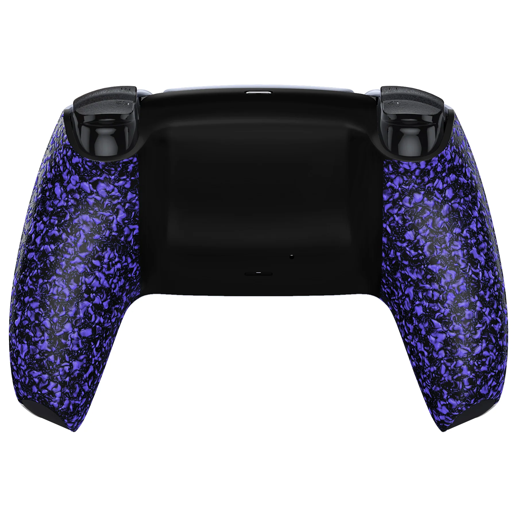 eXtremeRate Replacement Back Housing Bottom Shell Compatible with PS5 Controller BDM-010/020/030/040/050 - Textured Purple - Image 2
