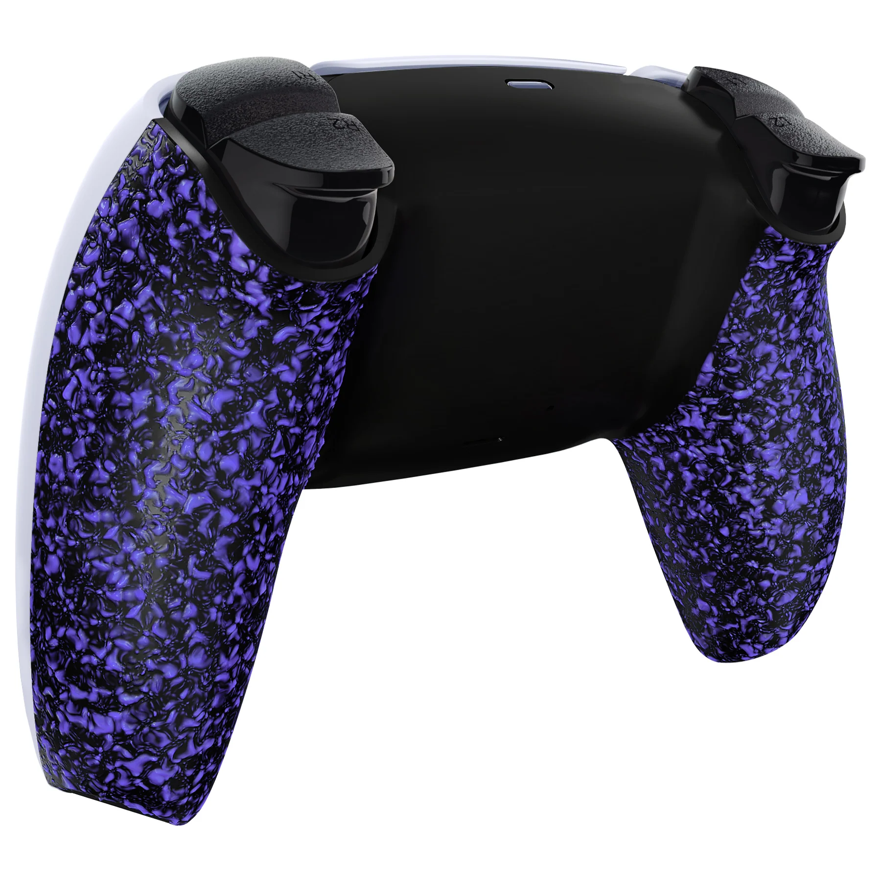 eXtremeRate Replacement Back Housing Bottom Shell Compatible with PS5 Controller BDM-010/020/030/040/050 - Textured Purple - Image 4