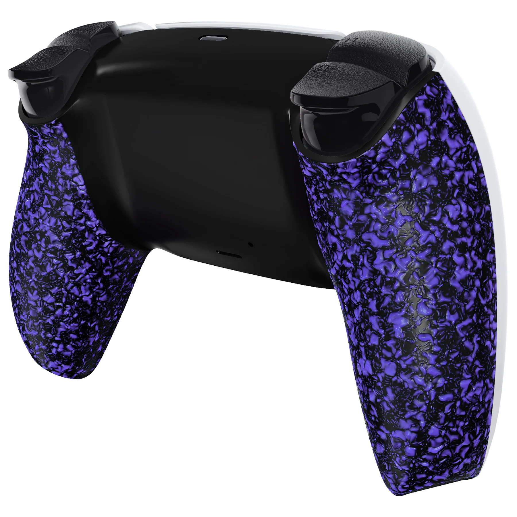 eXtremeRate Replacement Back Housing Bottom Shell Compatible with PS5 Controller BDM-010/020/030/040/050 - Textured Purple - Image 5
