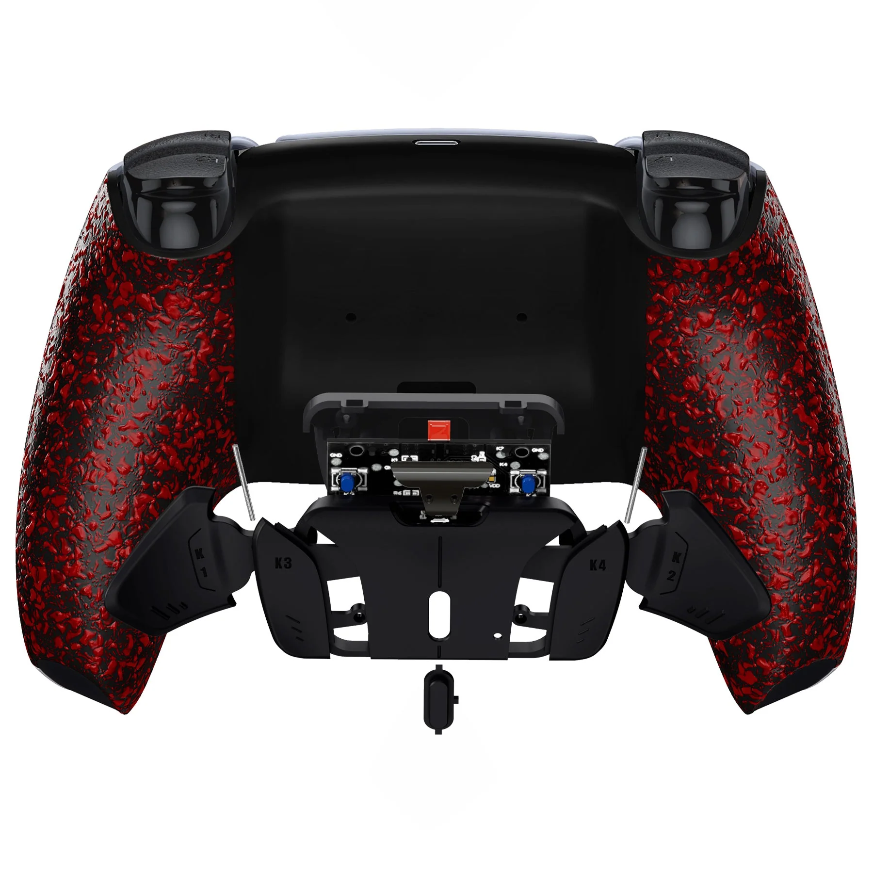 eXtremeRate Remappable RISE4 Remap Kit for PS5 Controller BDM-010/020 - Textured Red - Image 6