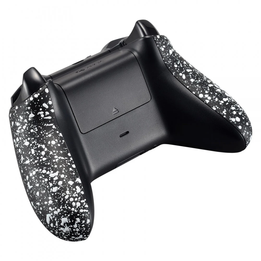 eXtremeRate Replacement Non-Slip Grips Side Rails Handles for Xbox One X & S Controller (Model 1708) - Textured White - Image 7