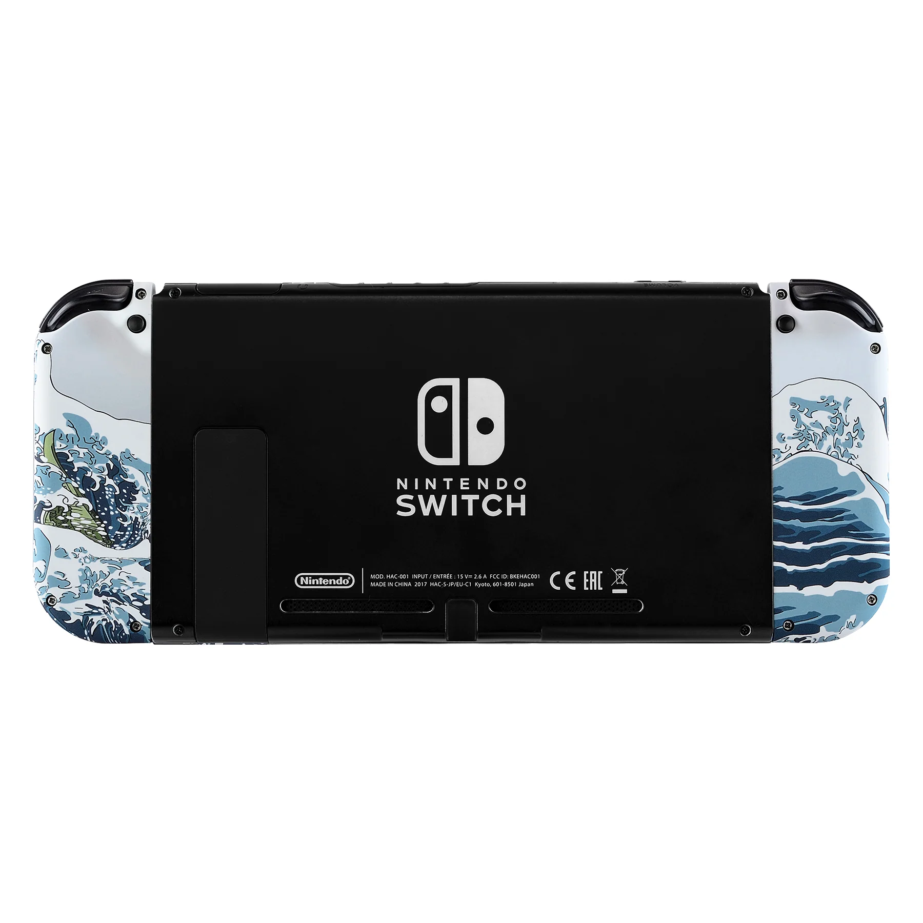 eXtremeRate Replacement Full Set Shell Case with Buttons for Joycon of NS Switch - The Great Wave Patterned - Image 7