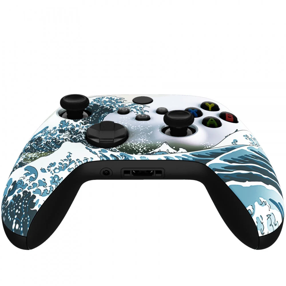 eXtremeRate Replacement Front Housing Shell for Xbox Series X & S Controller - The Great Wave - Image 7