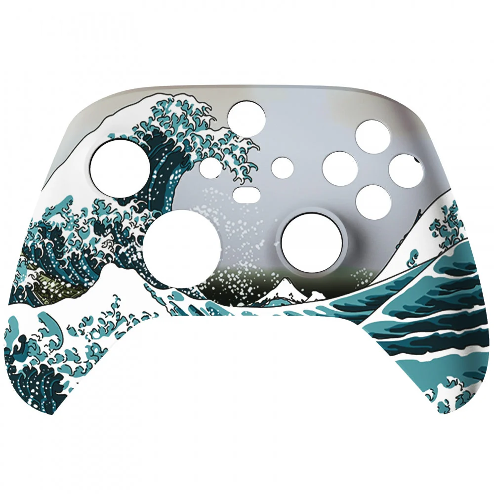 eXtremeRate Replacement Front Housing Shell for Xbox Series X & S Controller - The Great Wave - Image 8