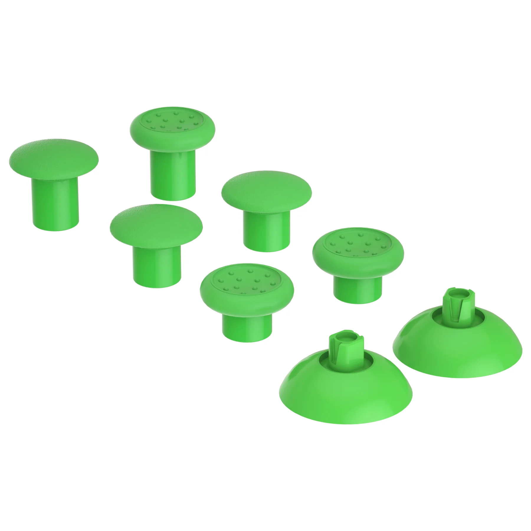 eXtremeRate ThumbsGear Interchangeable Ergonomic Thumbstick for Xbox Series X/S Controller & Xbox One Controller & Xbox One Elite Controller & Xbox One X/S Controller - Green - Image 6