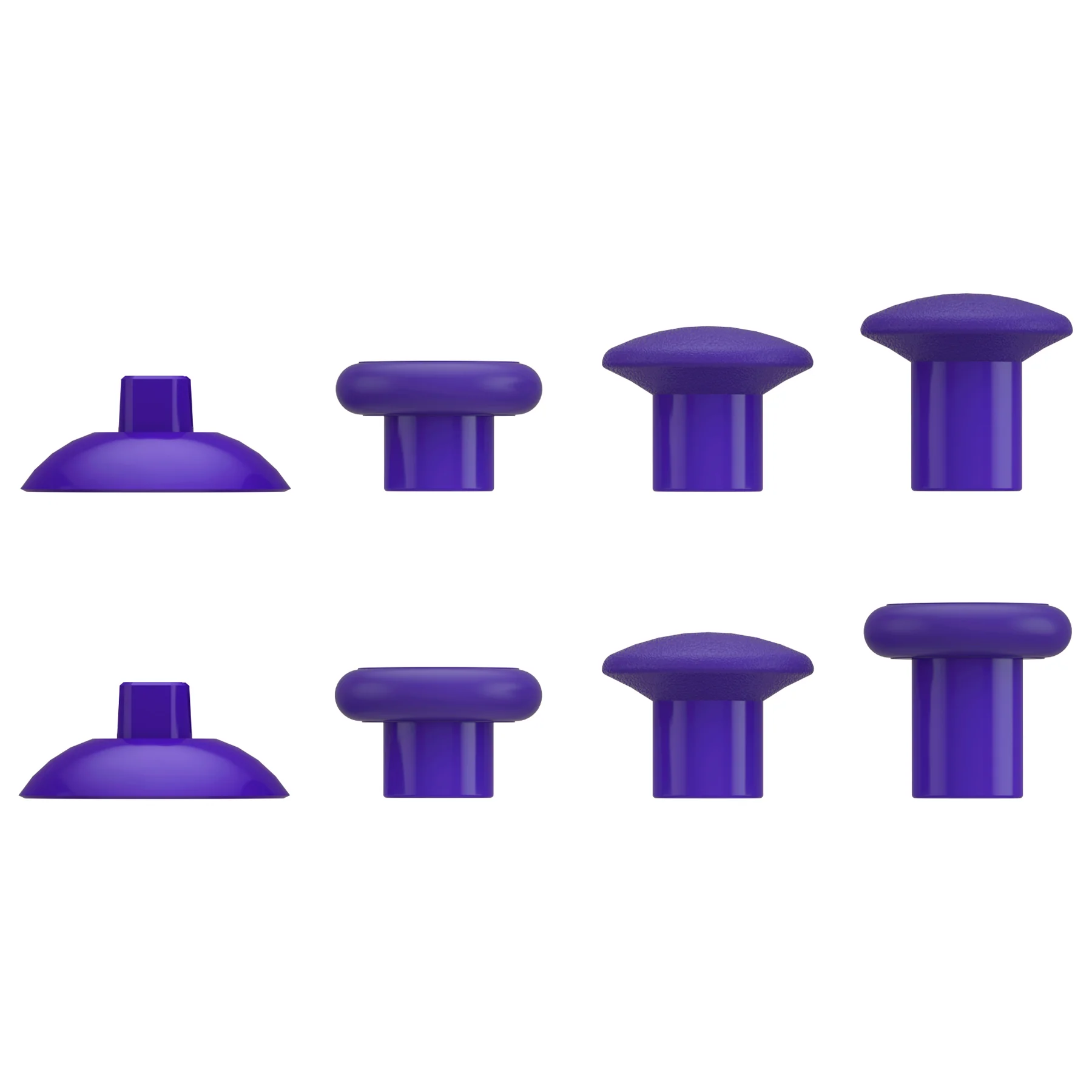 eXtremeRate ThumbsGear Interchangeable Ergonomic Thumbstick for Xbox Series X/S Controller & Xbox One Controller & Xbox One Elite Controller & Xbox One X/S Controller - Purple - Image 4