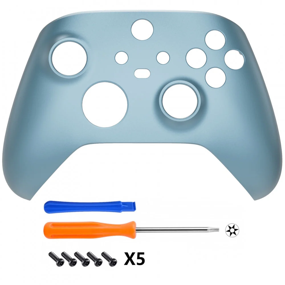 eXtremeRate Replacement Front Housing Shell for Xbox Series X & S Controller - Titanium Blue - Image 3