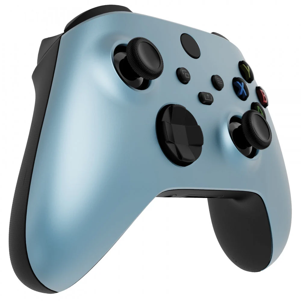 eXtremeRate Replacement Front Housing Shell for Xbox Series X & S Controller - Titanium Blue - Image 4