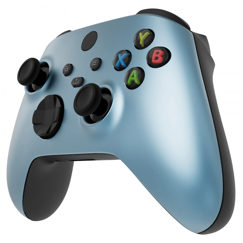 eXtremeRate Replacement Front Housing Shell for Xbox Series X & S Controller - Titanium Blue - Image 5
