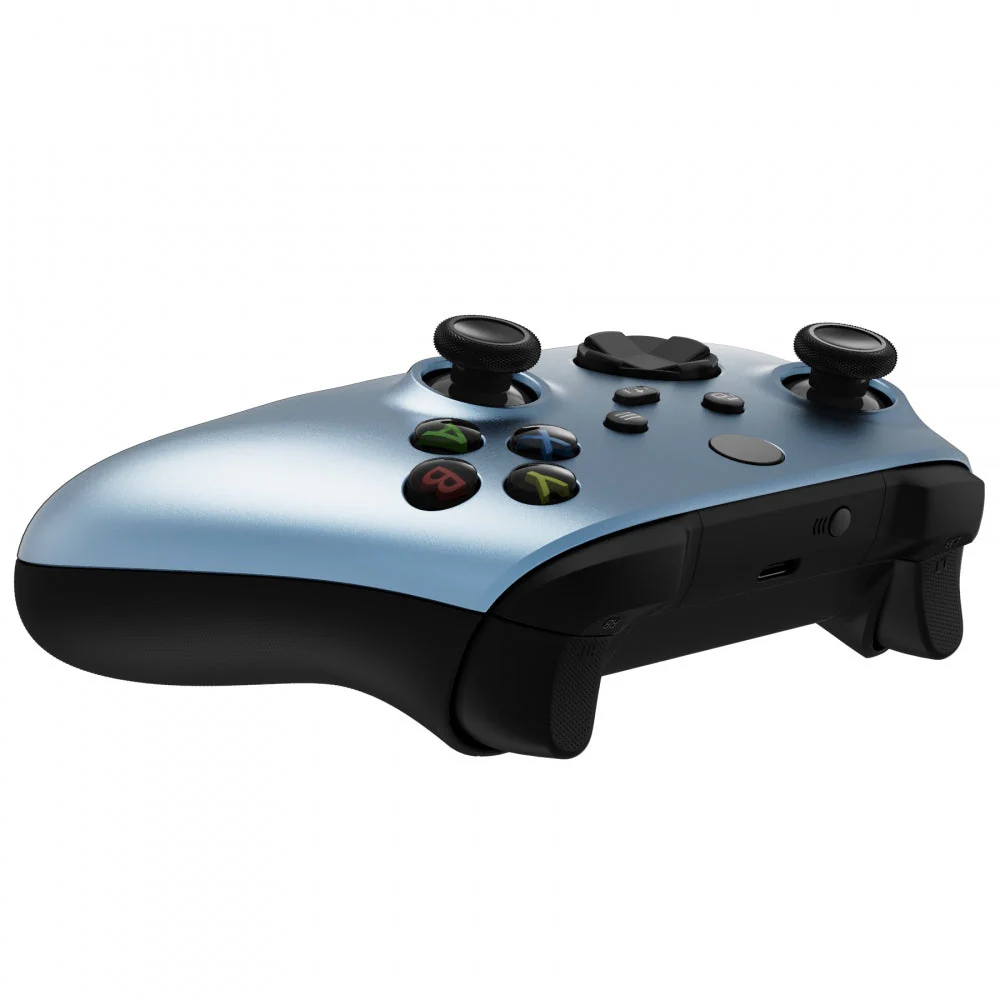 eXtremeRate Replacement Front Housing Shell for Xbox Series X & S Controller - Titanium Blue - Image 6