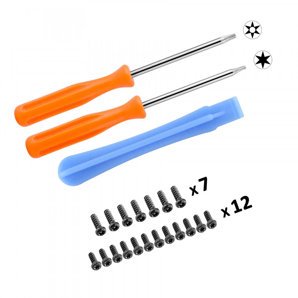 eXtremeRate Repair Tools Torx T8H T6 Screwdriver & Open Shell Tool with screws kit for Xbox One Controller Shell - Image 2