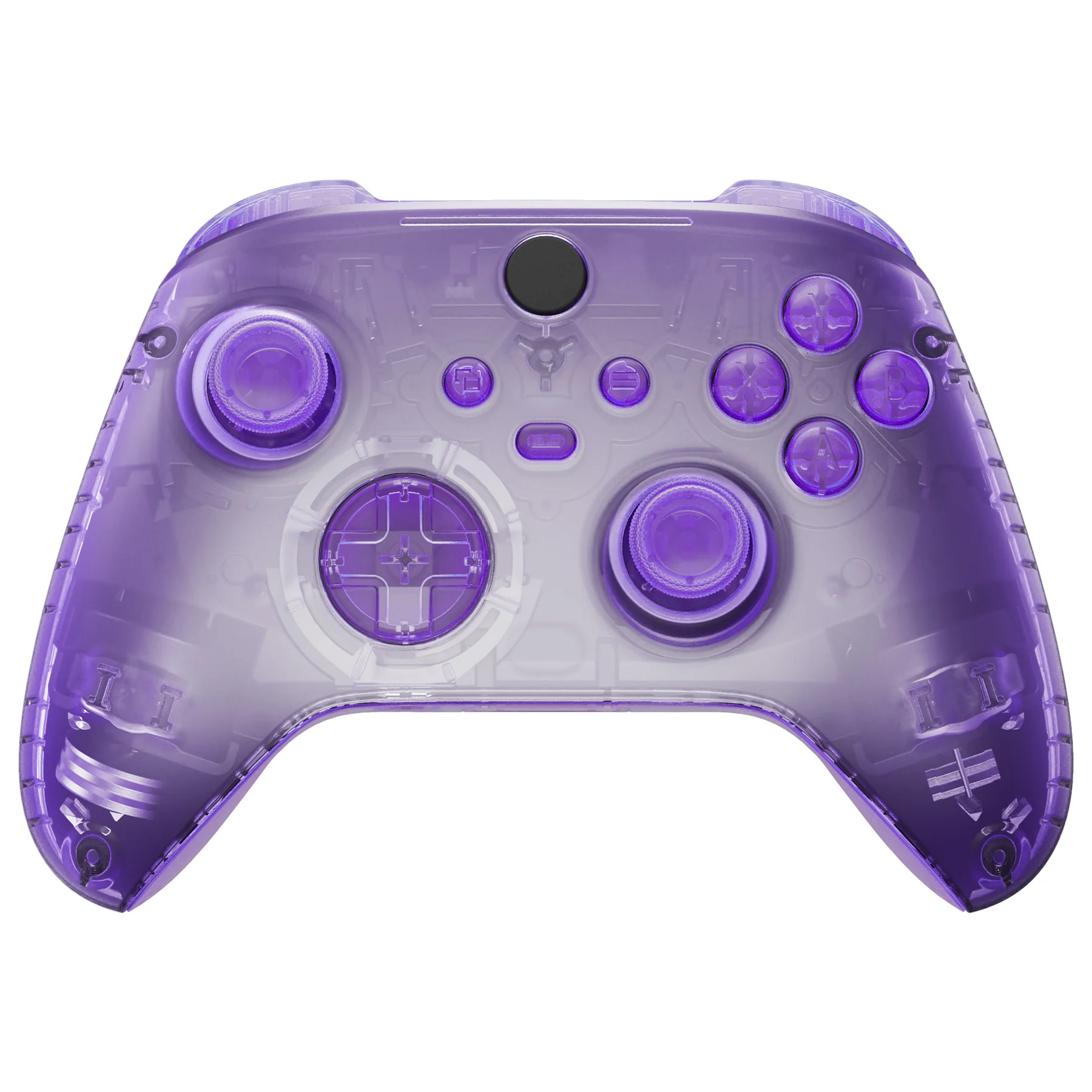 eXtremeRate Full Set Housing Shell Case with Buttons for Xbox Series X & S Controller - Clear Atomic Purple - Image 4