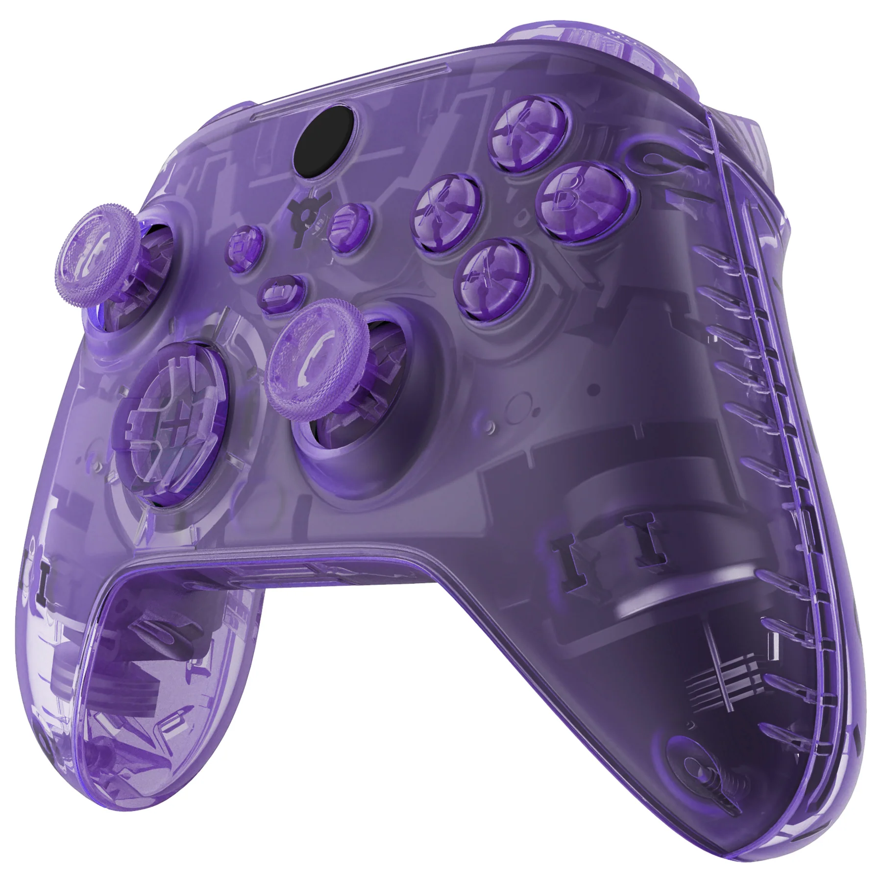 eXtremeRate Full Set Housing Shell Case with Buttons for Xbox Series X & S Controller - Clear Atomic Purple - Image 5