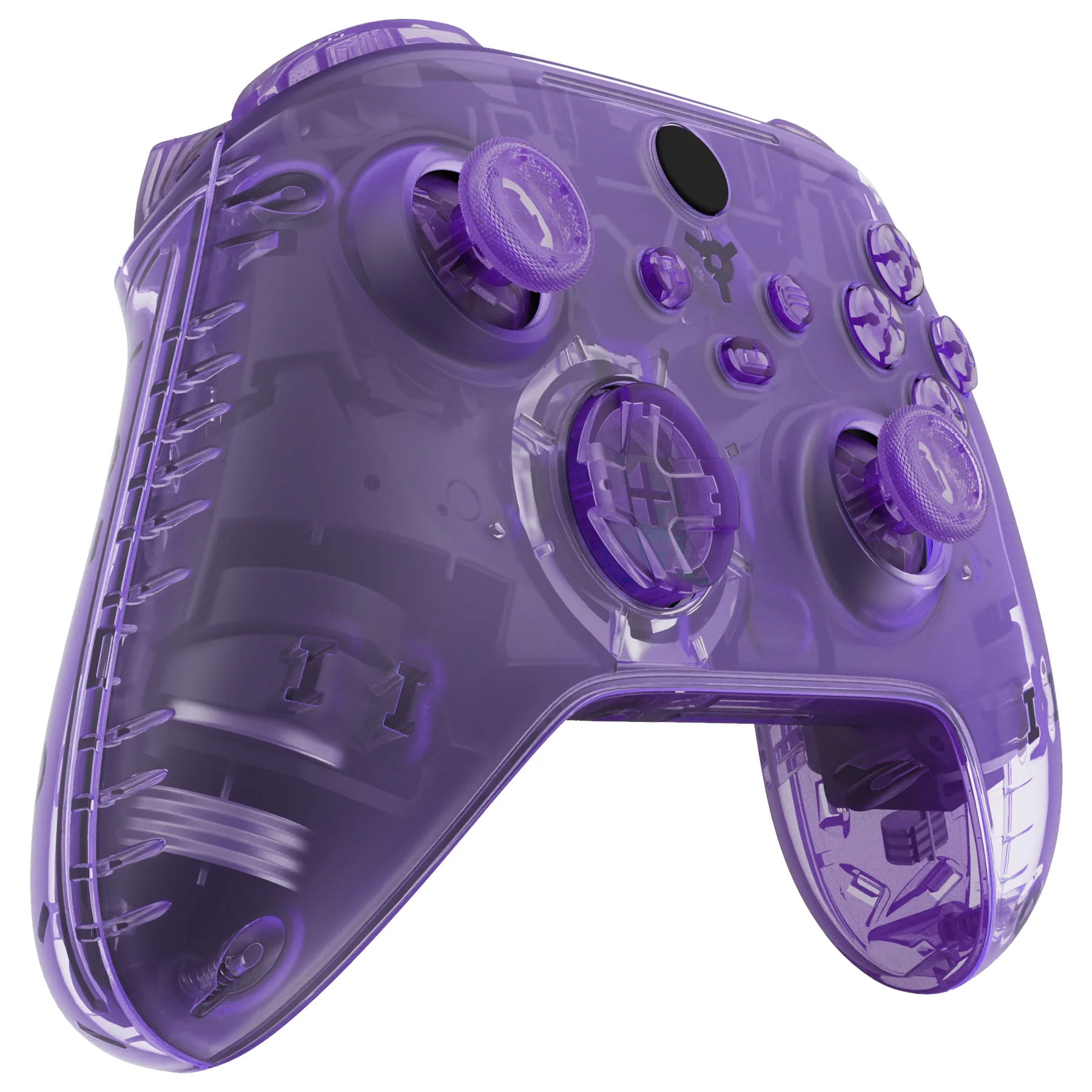 eXtremeRate Full Set Housing Shell Case with Buttons for Xbox Series X & S Controller - Clear Atomic Purple - Image 6