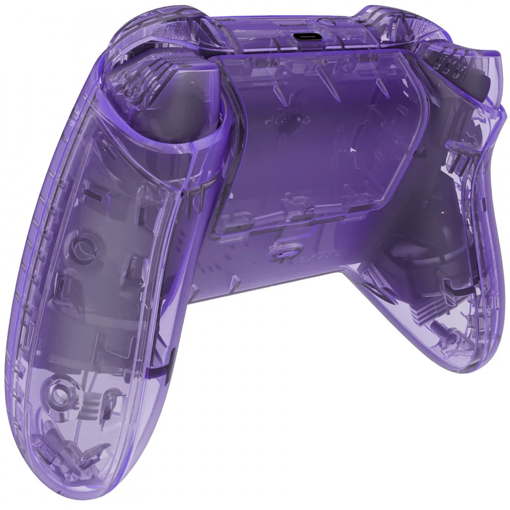 eXtremeRate Full Set Housing Shell Case with Buttons for Xbox Series X & S Controller - Clear Atomic Purple - Image 7