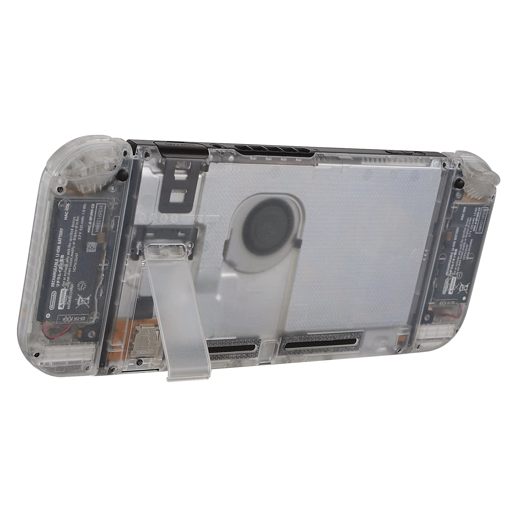 eXtremeRate Replacement Full Set Shells with Buttons for Nintendo Switch - Clear - Image 10