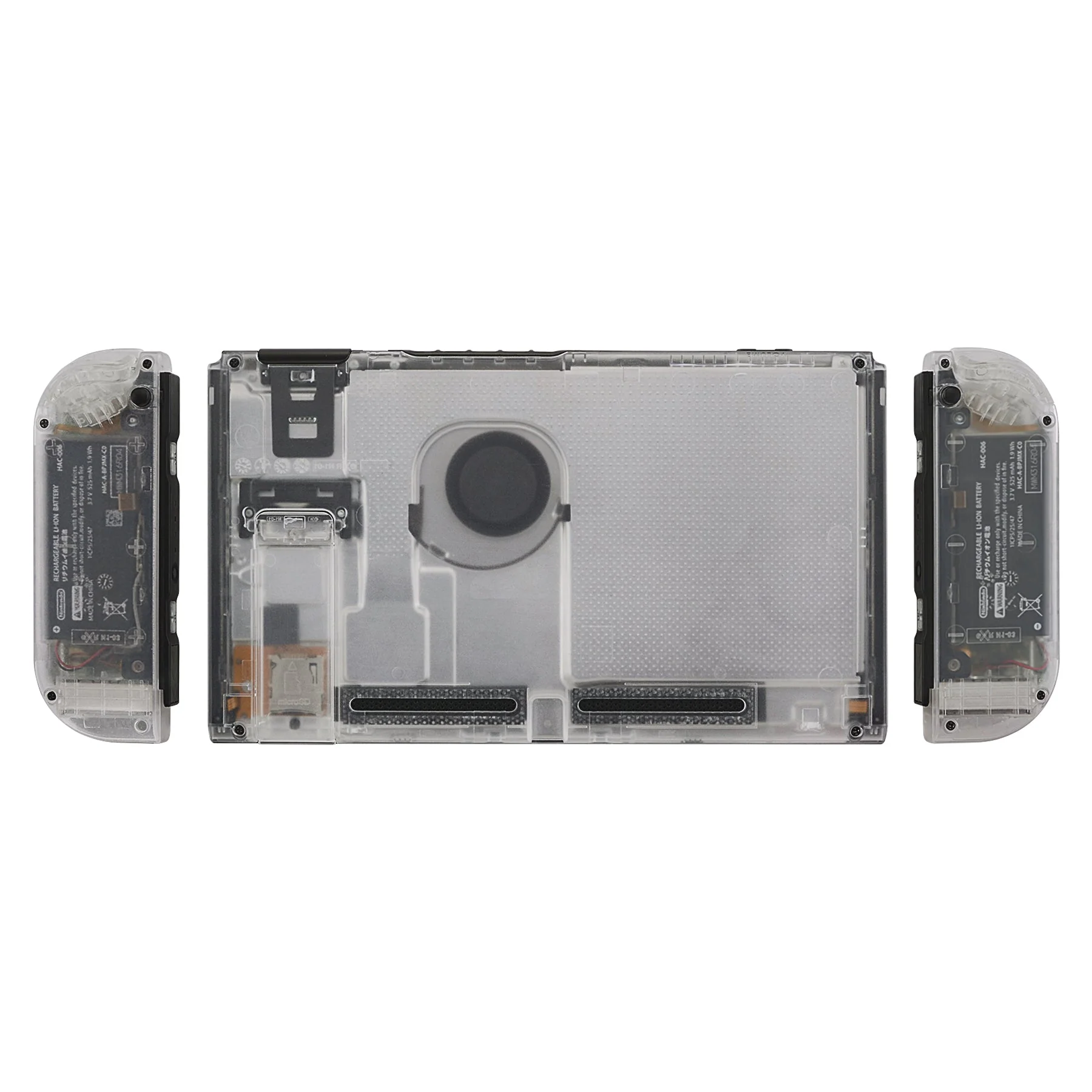 eXtremeRate Replacement Full Set Shells with Buttons for Nintendo Switch - Clear - Image 11
