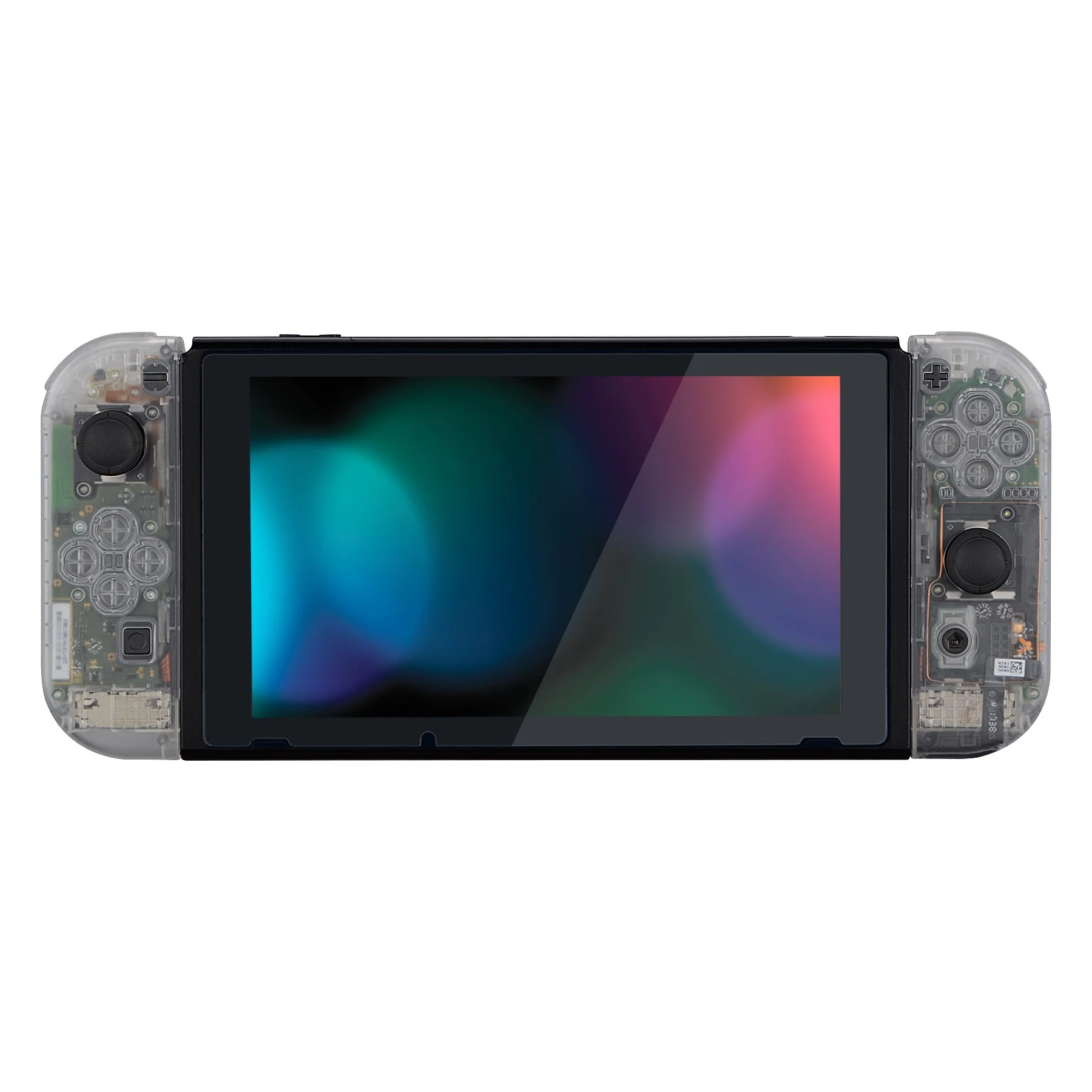 eXtremeRate Replacement Full Set Shells with Buttons for Nintendo Switch - Clear - Image 6
