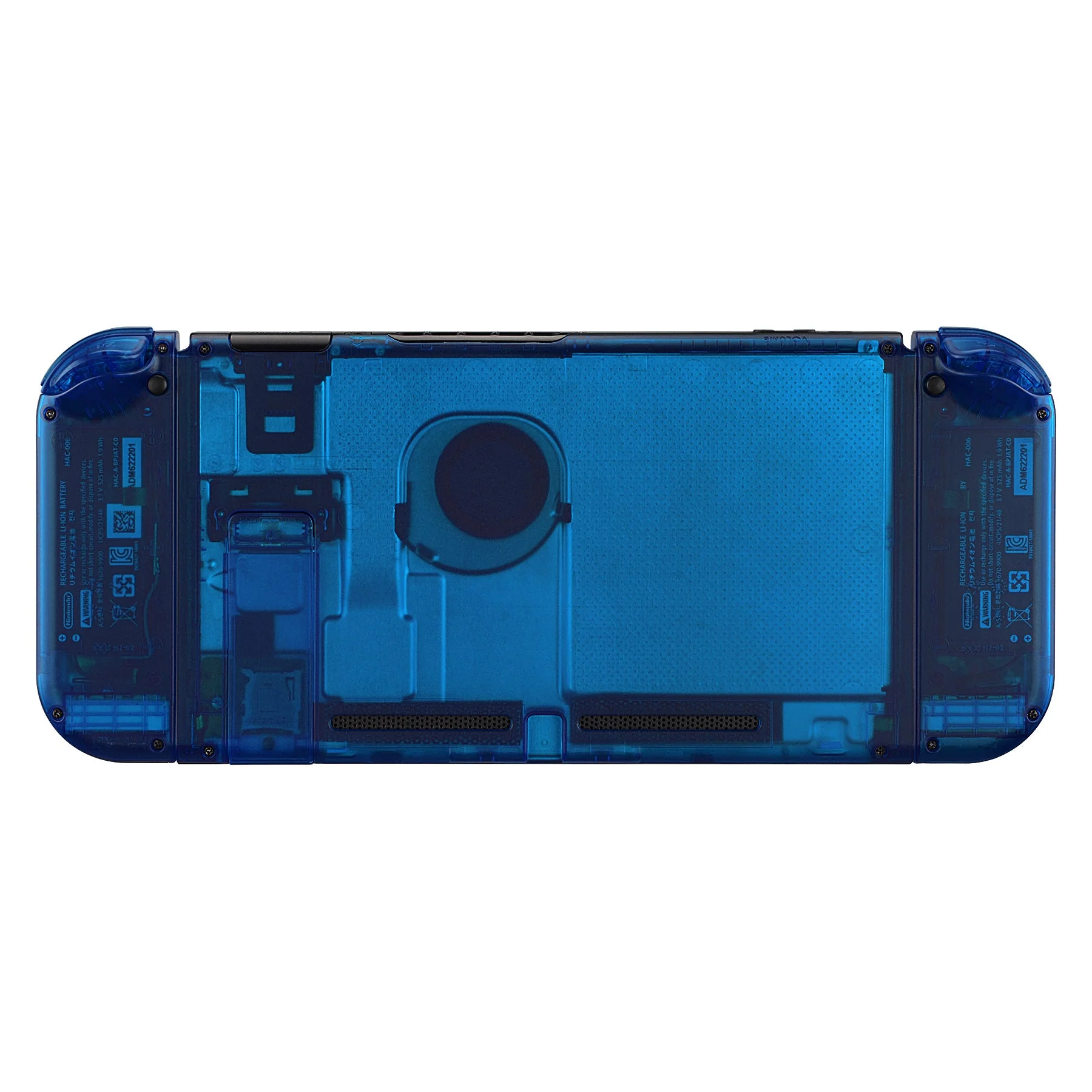 eXtremeRate Replacement Full Set Shells with Buttons for Nintendo Switch - Clear Blue - Image 9
