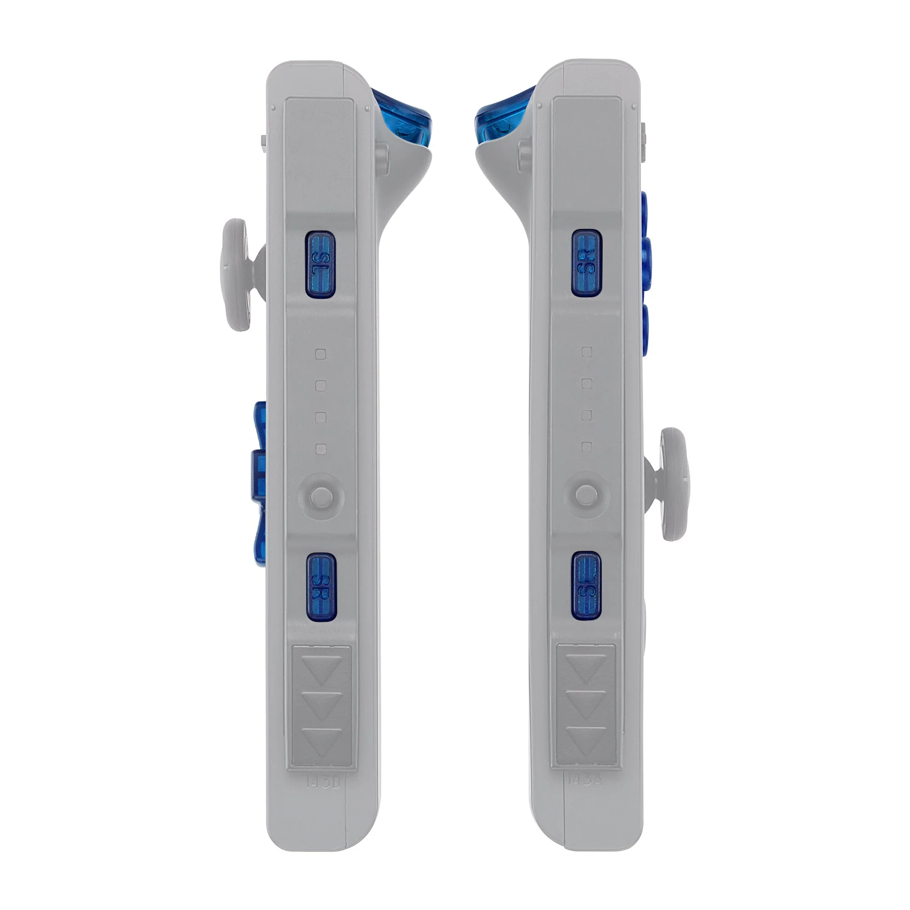 eXtremeRate Dpad Version Replacement Full Set Buttons for Joycon of Switch (D-pad ONLY Fits for eXtremeRate D-pad Shell for Joycon) - Transparent Clear Blue - Image 8