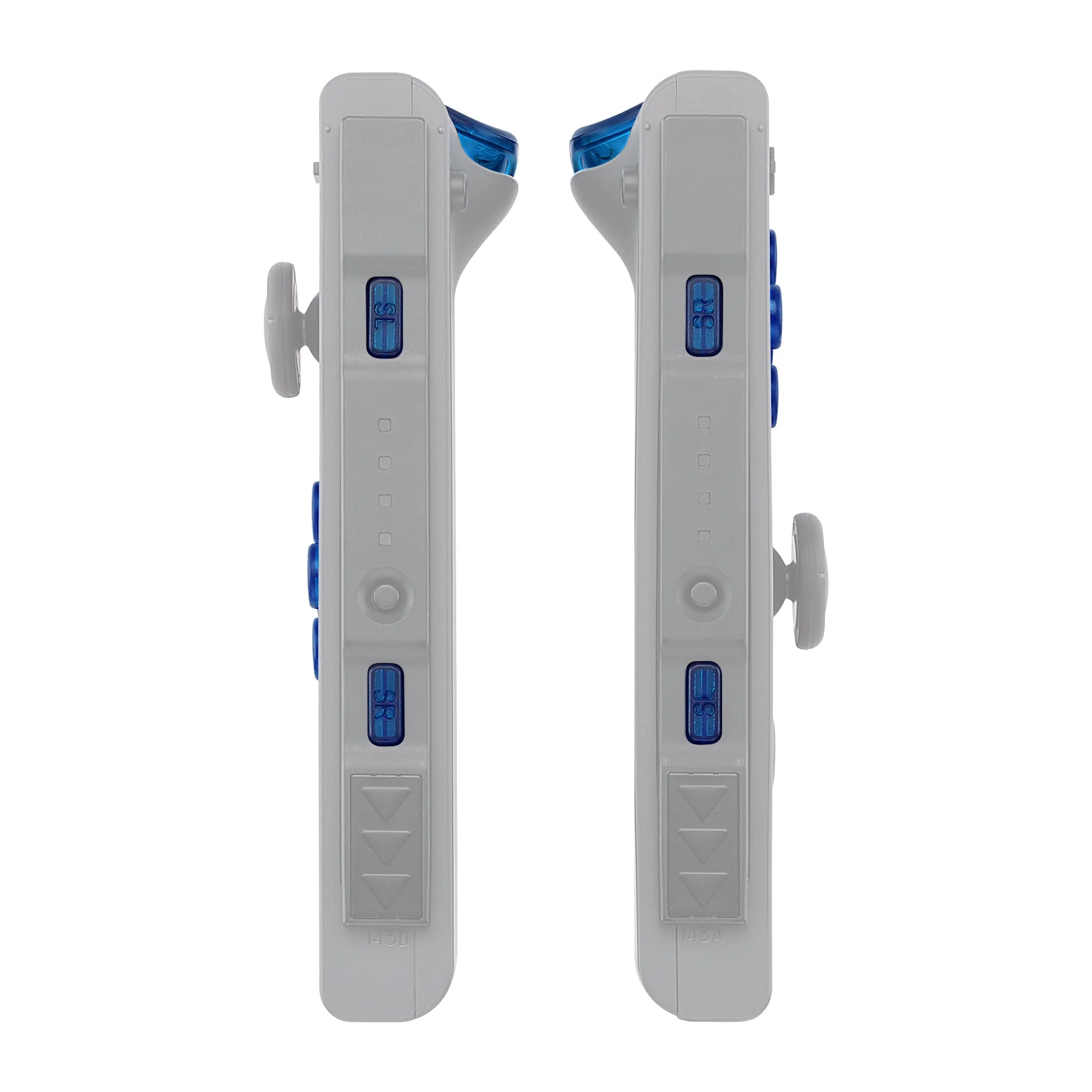 eXtremeRate Replacement Full Set Buttons for Joycon of NS Switch - Transparent Clear Blue - Image 7