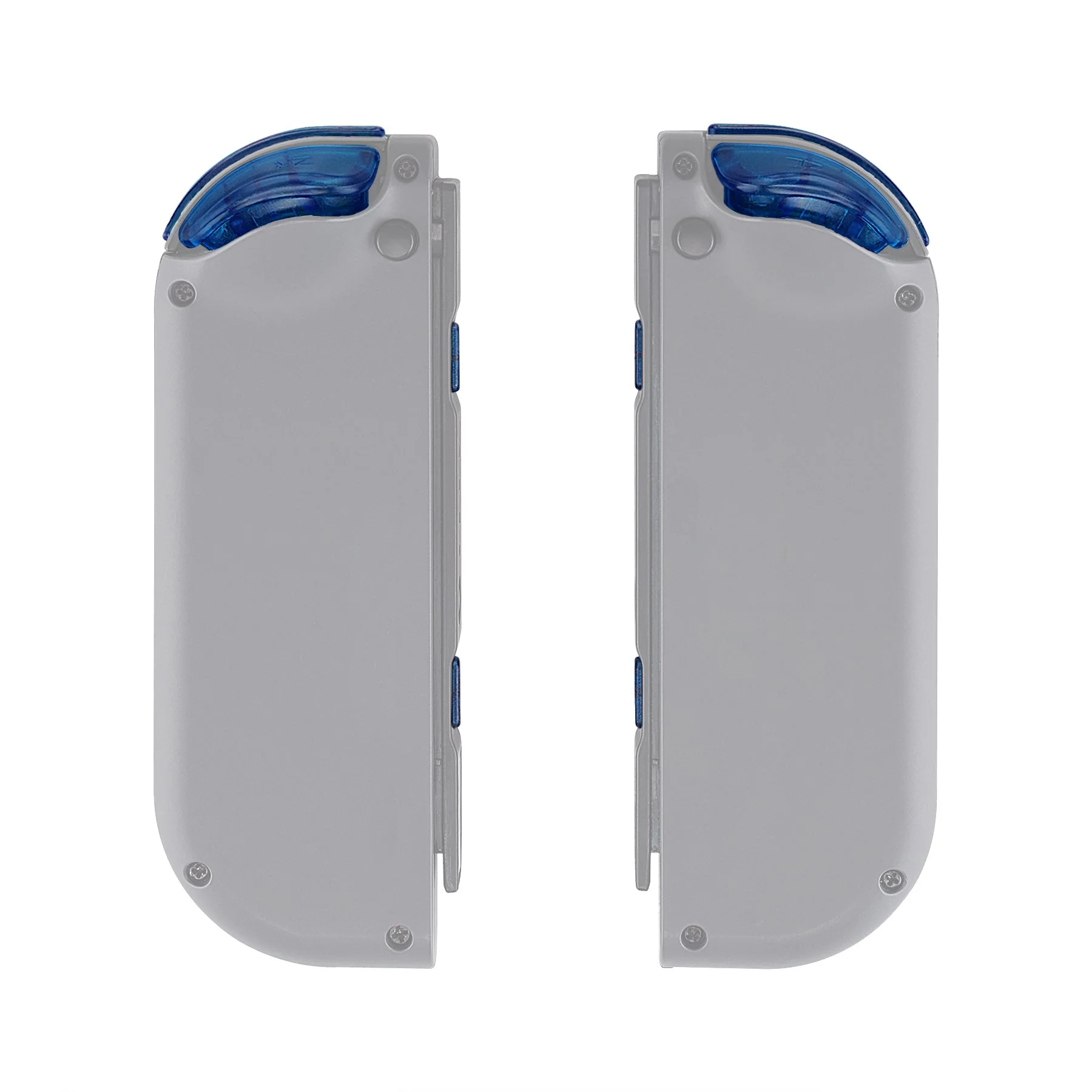 eXtremeRate Replacement Full Set Buttons for Joycon of NS Switch - Transparent Clear Blue - Image 8
