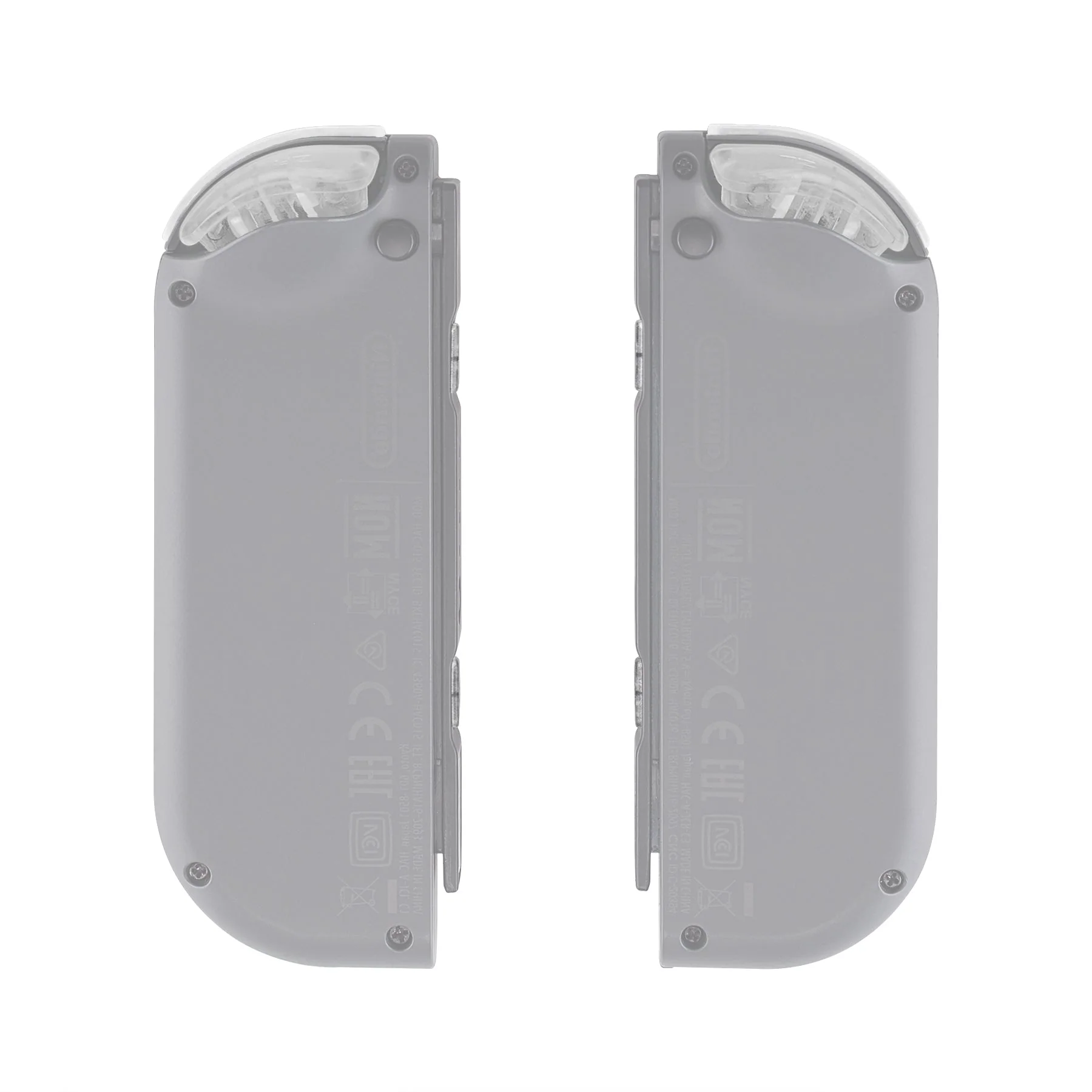 eXtremeRate Dpad Version Replacement Full Set Buttons for Joycon of Switch (D-pad ONLY Fits for eXtremeRate D-pad Shell for Joycon) - Transparent Clear - Image 9