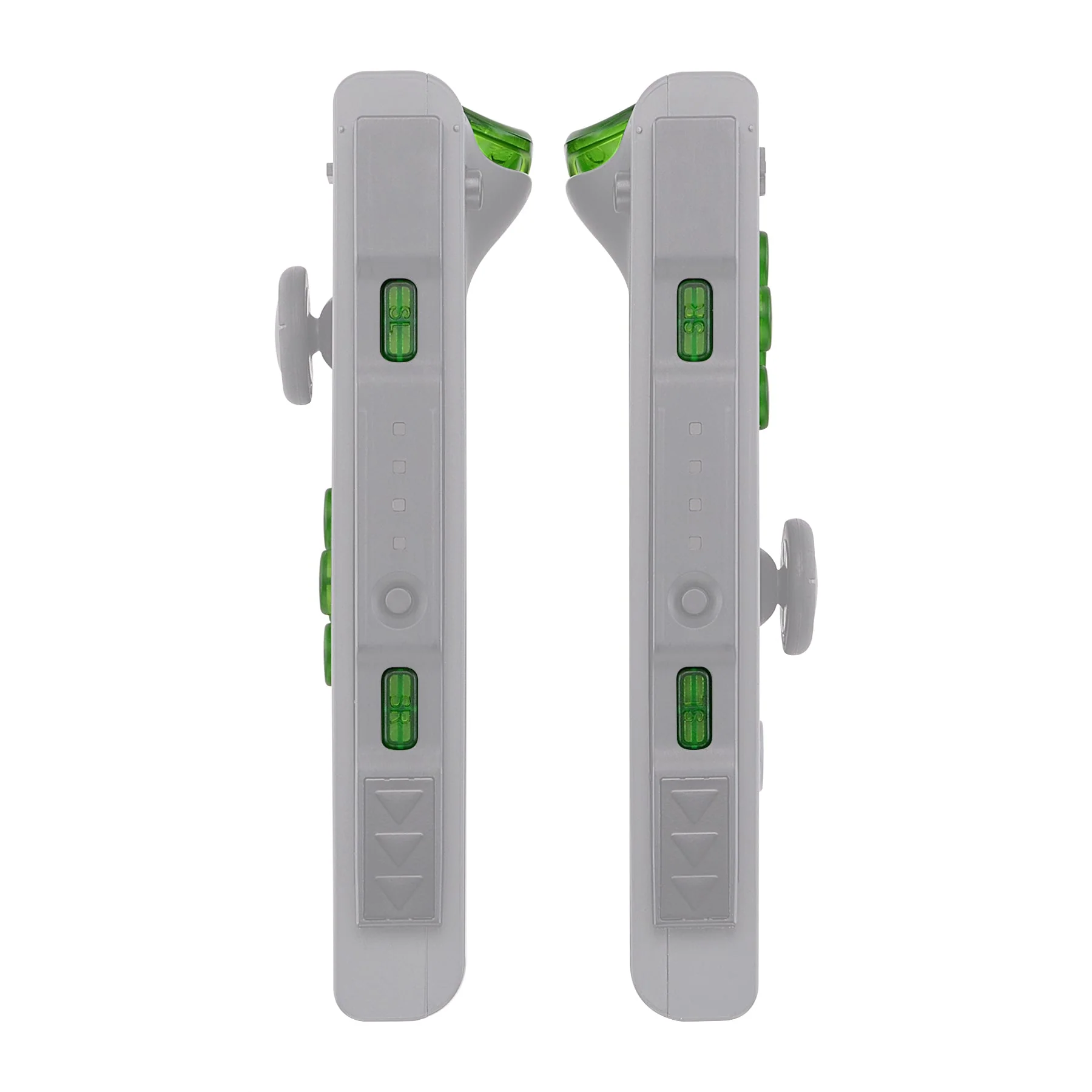 eXtremeRate Replacement Full Set Buttons for Joycon of NS Switch - Transparent Clear Green - Image 7