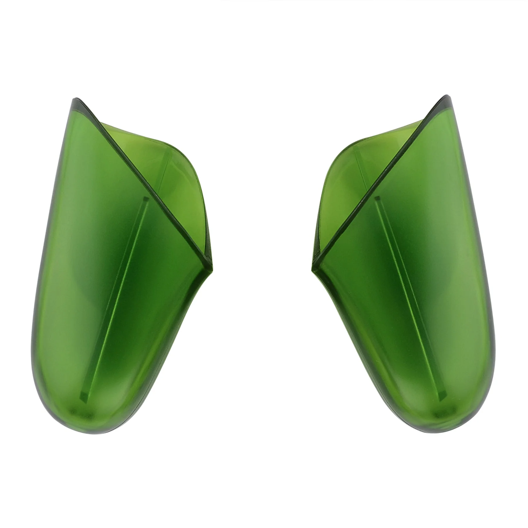 eXtremeRate Replacement Handle Grips for Nintendo Switch Pro Controller - Transparent Clear Green - Image 7