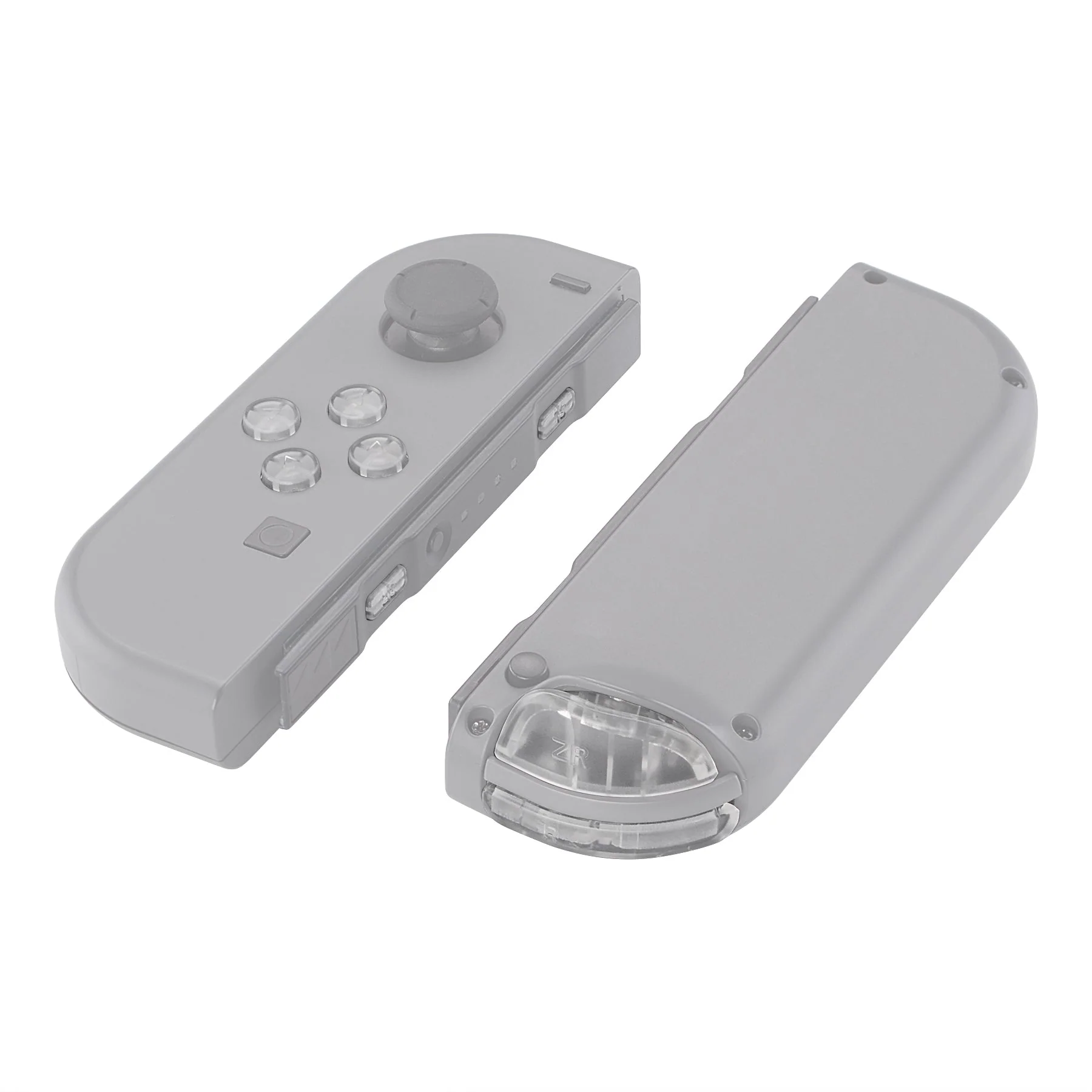 eXtremeRate Replacement Full Set Buttons for Joycon of NS Switch - Transparent Clear - Image 6