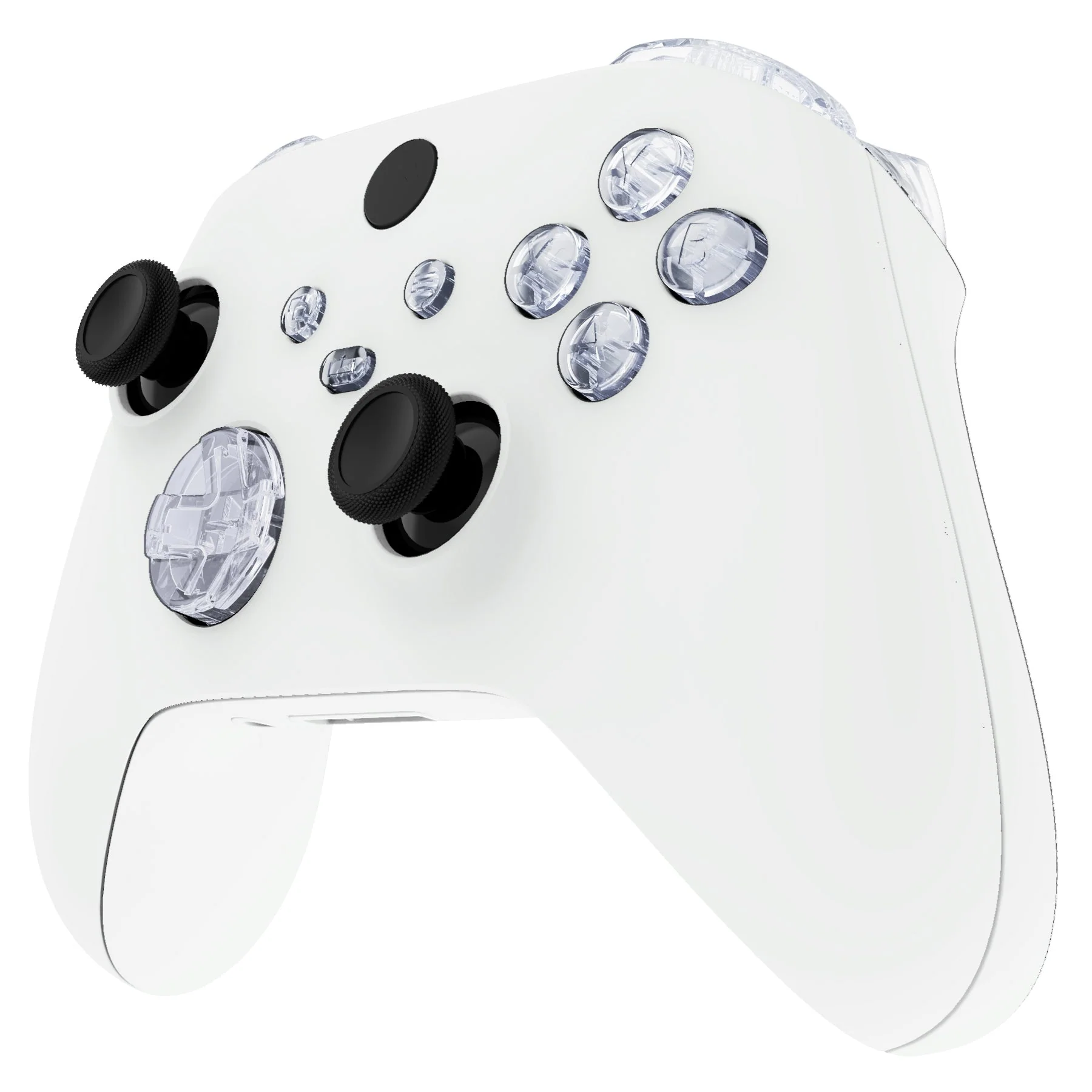 eXtremeRate Replacement Full Set Buttons for Xbox Series X & S Controller - Clear - Image 4