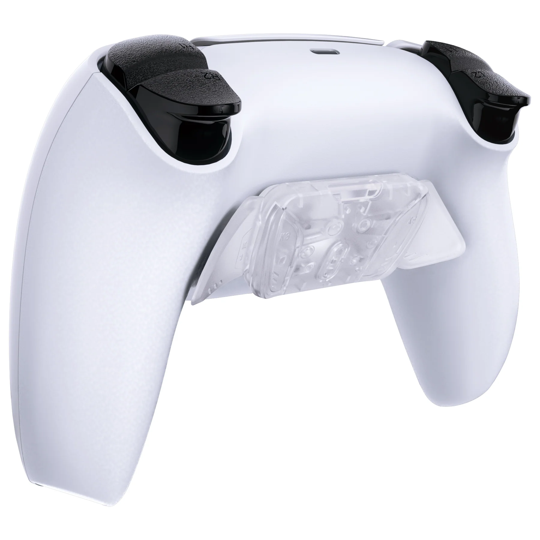 eXtremeRate Replacement Redesigned K1 K2 K3 K4 Back Buttons Housing Shell for eXtremeRate RISE4 Remap Kit, Compatible with PS5 Controller - Transparent Clear - Image 6