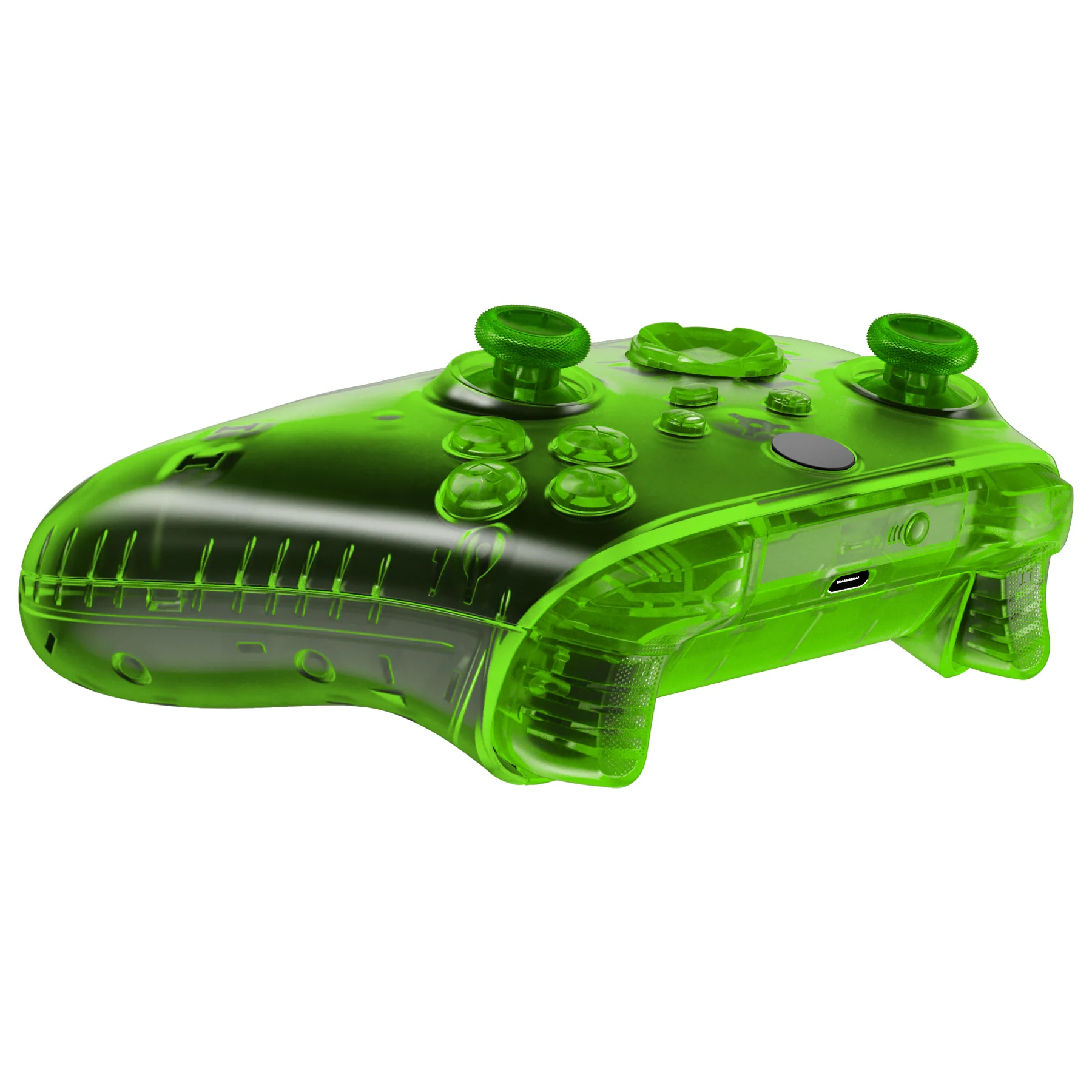 eXtremeRate Full Set Housing Shell Case with Buttons for Xbox Series X & S Controller - Transparent Green - Image 9