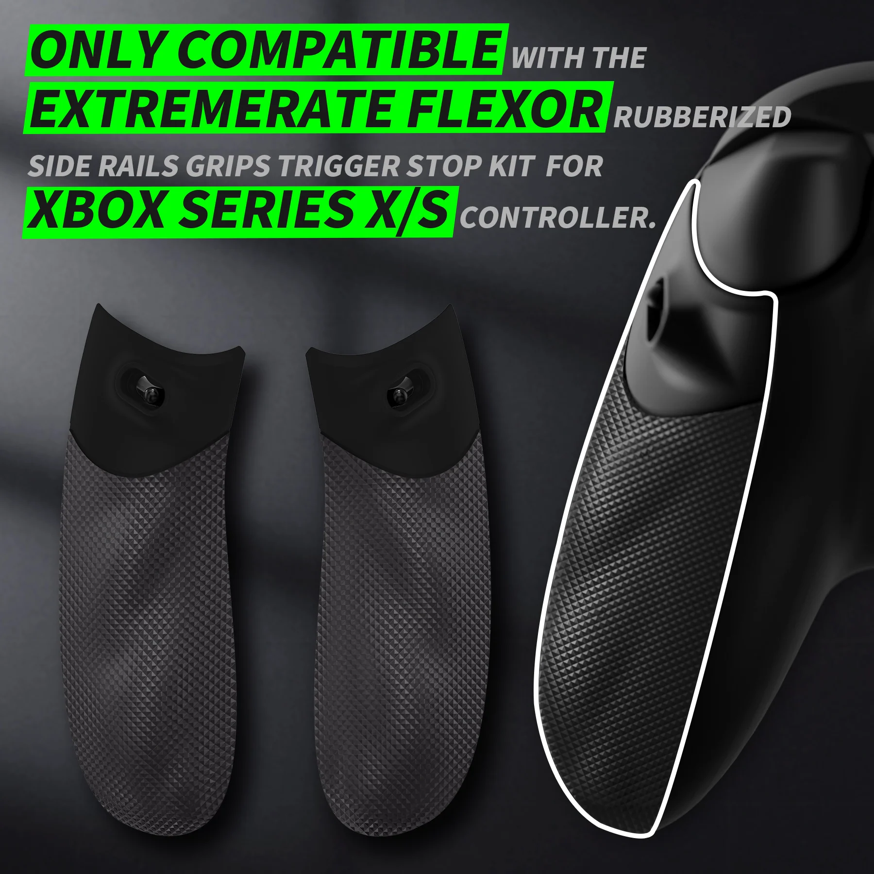 eXtremeRate Clicky Kit for eXtremeRate FLEXOR Side Rail Grips Trigger Stop Kit, Compatible with Xbox Series X & S Controller - Image 4