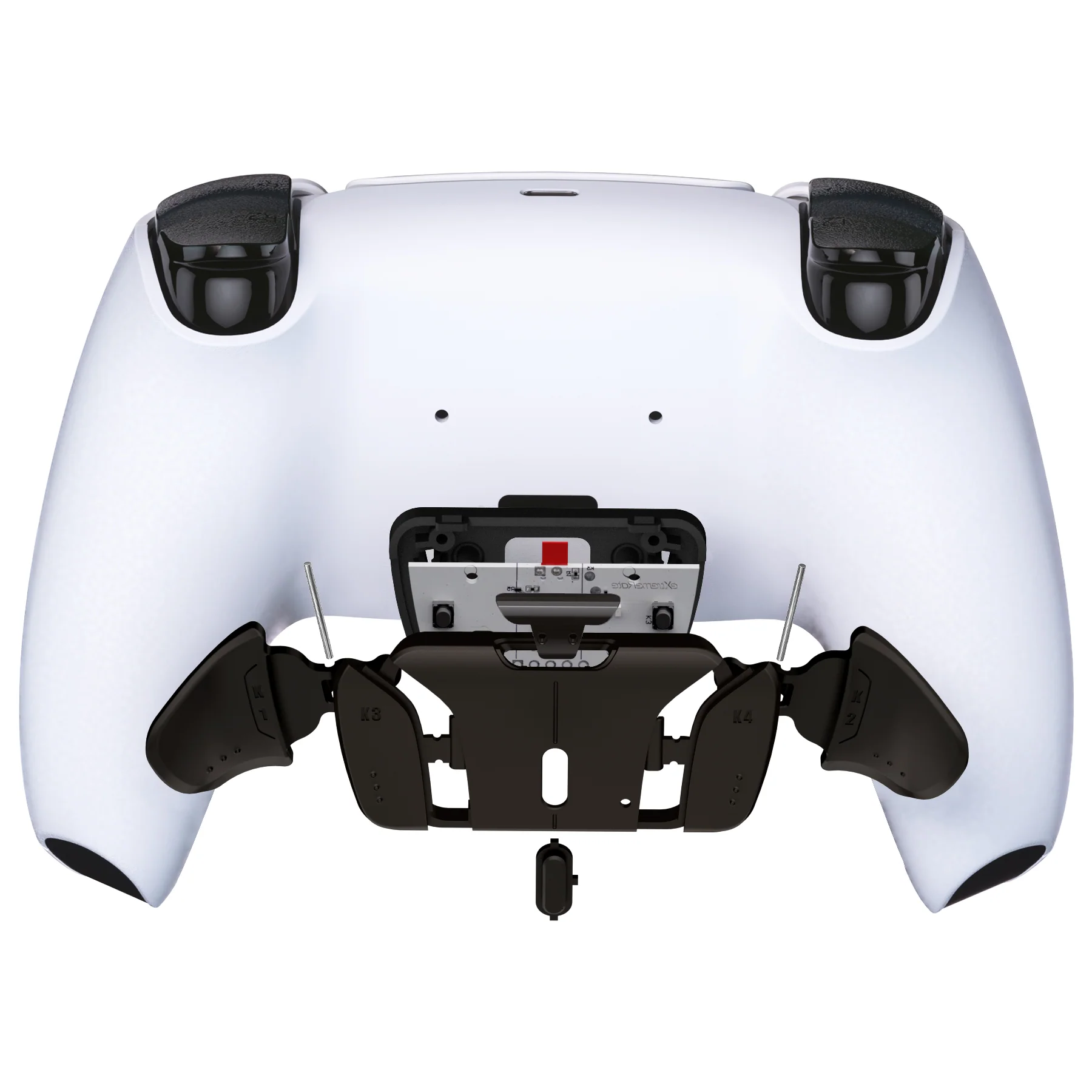 eXtremeRate Turn RISE & RISE4 to RISE4 RMB Kit – Real Metal Buttons (RMB) Version K1 K2 K3 K4 Back Buttons Housing & Remap PCB Board for eXtremeRate RISE & RISE4 Remap kit, Compatible with PS5 Controller - Black - Image 4