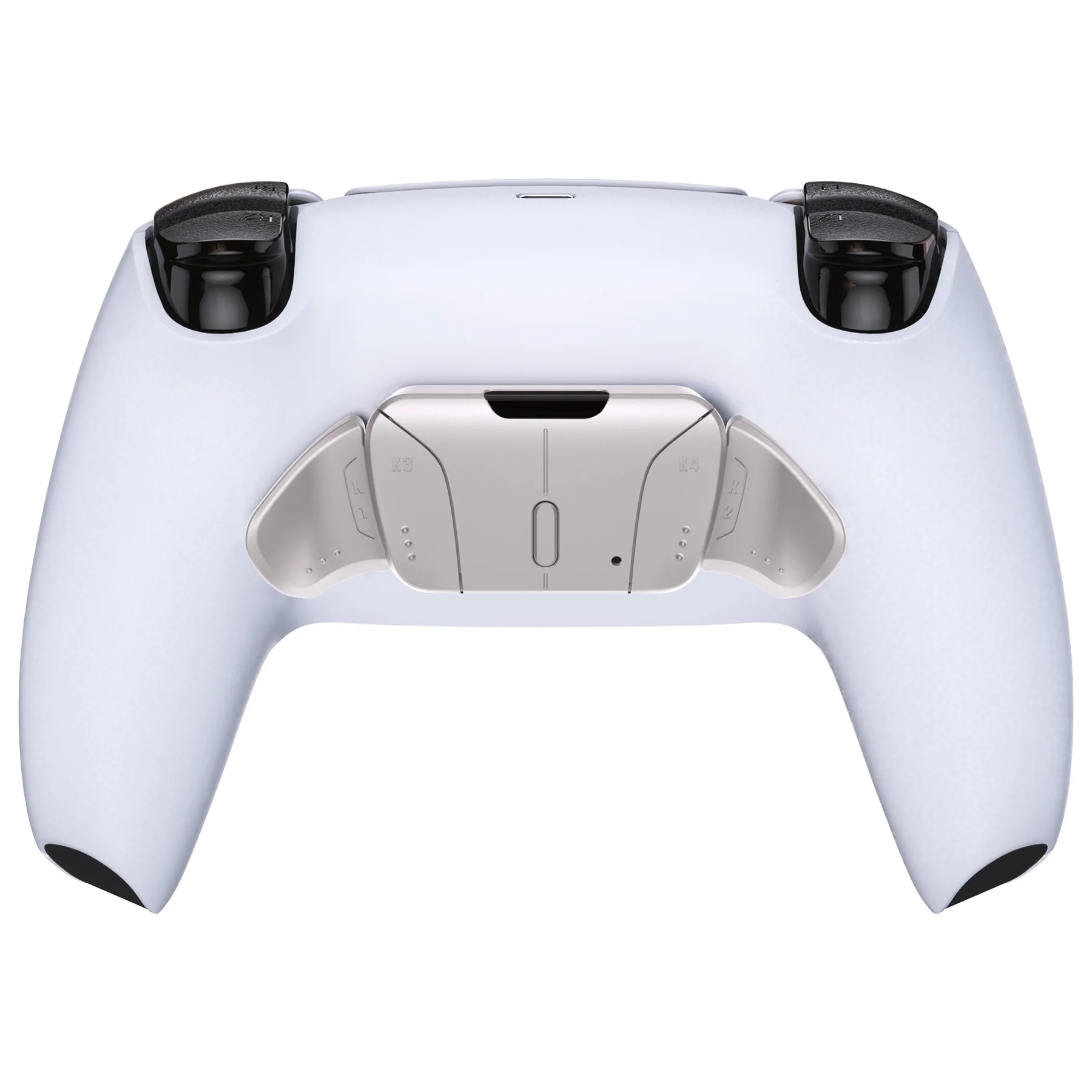 eXtremeRate Turn RISE & RISE4 to RISE4 RMB Kit – Real Metal Buttons (RMB) Version K1 K2 K3 K4 Back Buttons Housing & Remap PCB Board for eXtremeRate RISE & RISE4 Remap kit, Compatible with PS5 Controller - Silver - Image 5