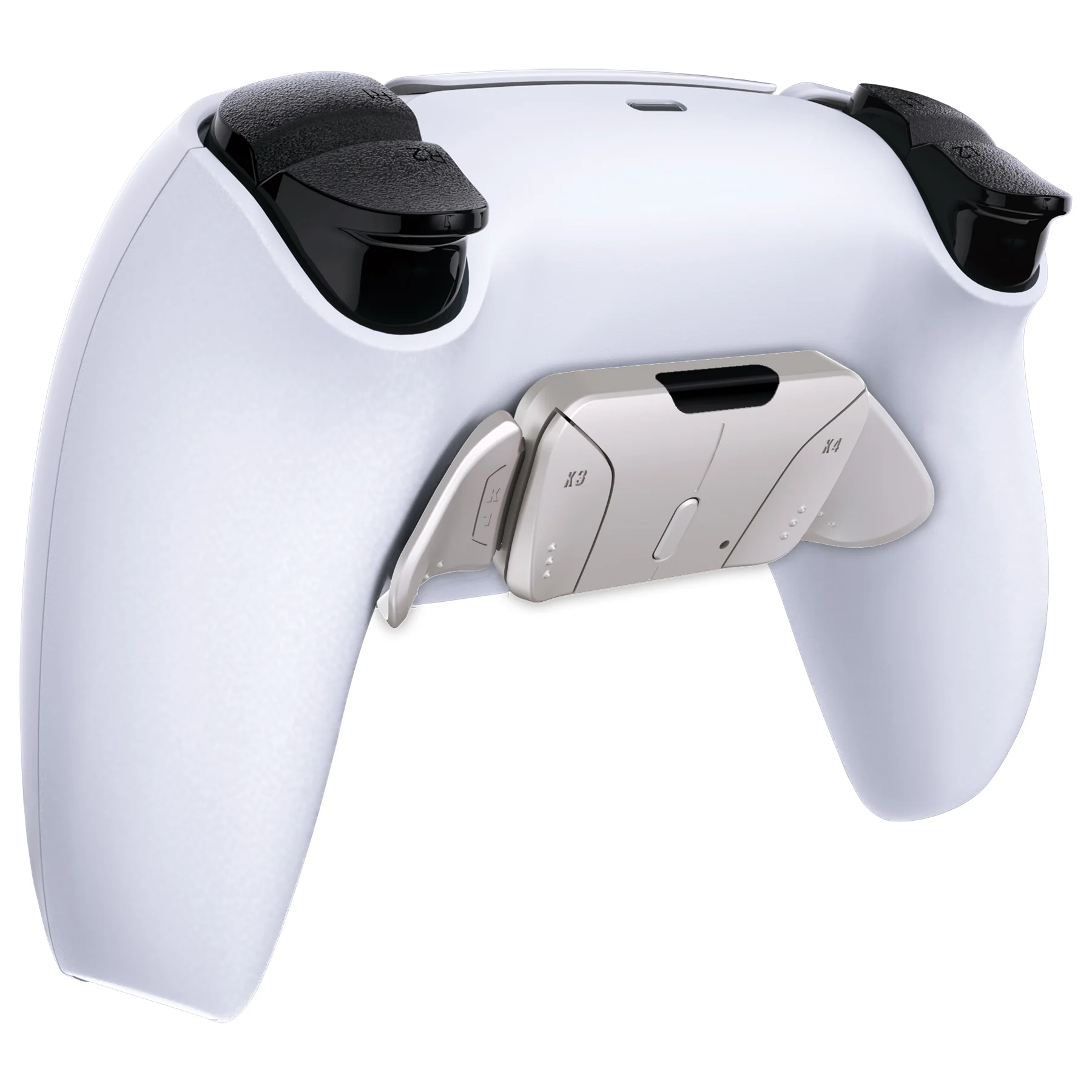 eXtremeRate Turn RISE & RISE4 to RISE4 RMB Kit – Real Metal Buttons (RMB) Version K1 K2 K3 K4 Back Buttons Housing & Remap PCB Board for eXtremeRate RISE & RISE4 Remap kit, Compatible with PS5 Controller - Silver - Image 6